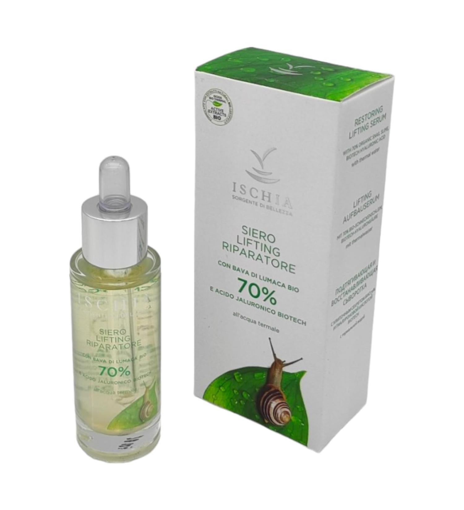 ISCHIA REPAIRING LIFTING SERUM WITH SNAIL SLIME 70 30 ML