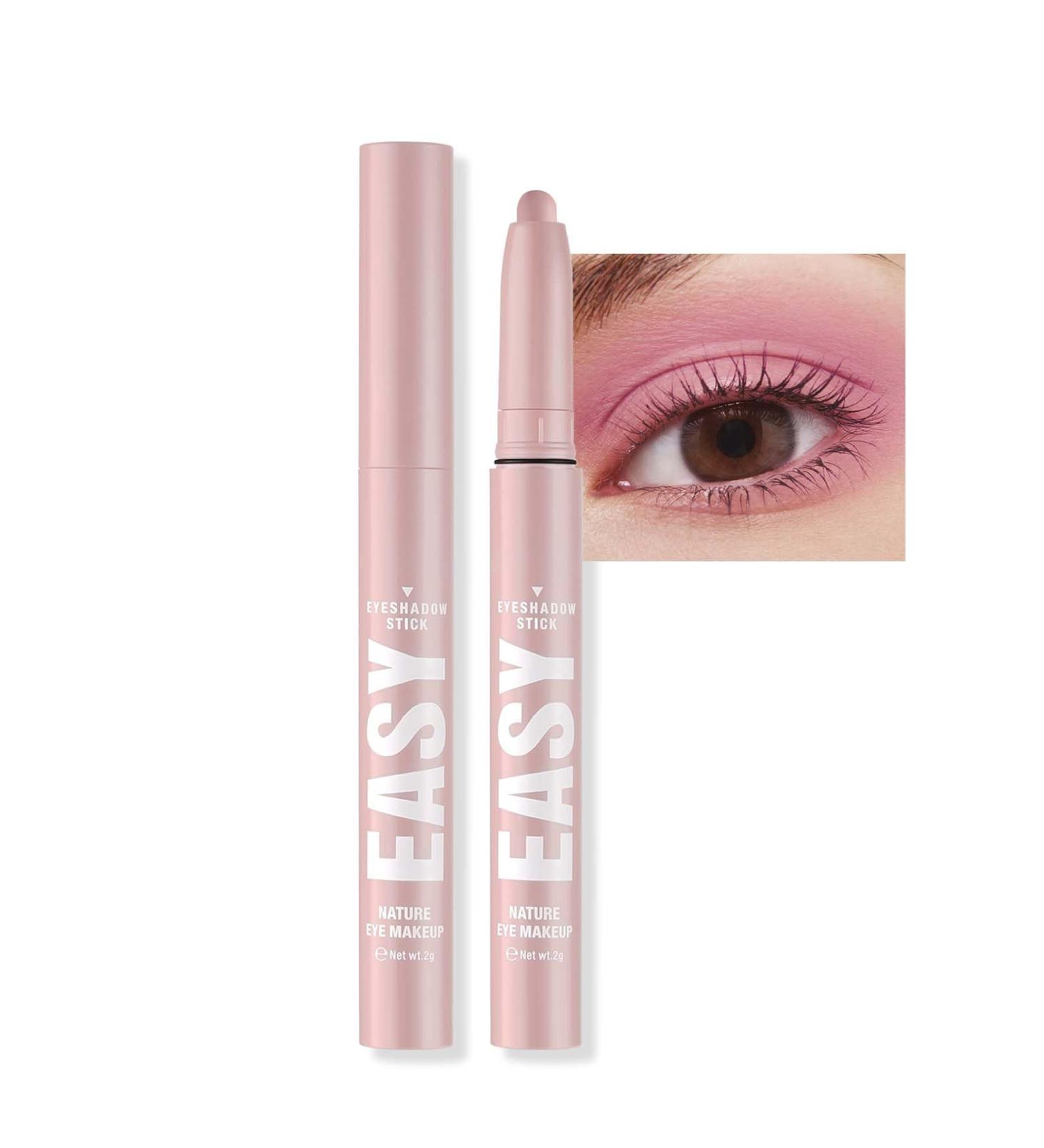  EONFAVE Matte Eyeshadow Pencil Waterproof Durable Waterproof Cream Pink Eyeshadow 2025 Latest Eyeshadow Stick Pencil Highlighting Pigment Highlight Eye Cream for Eye Crease Free - Buy Online on GoSupps.com