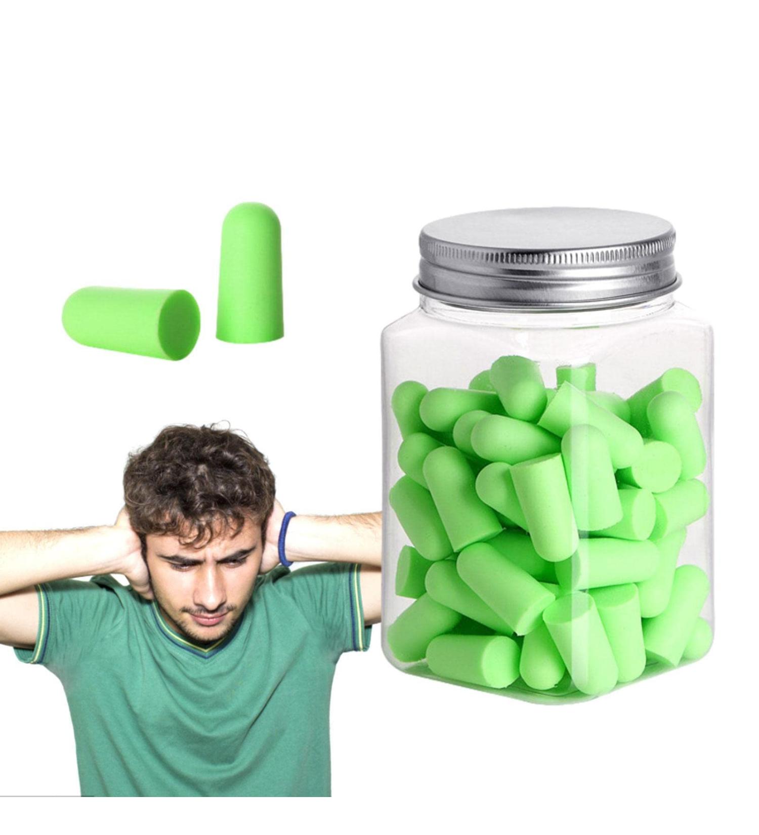 Ultra Soft Ear Plugs | Reusable Ear Plugs for Noise Reduction - Sleep Ear Plugs Slow Rebound for Sleeping Travel Concerts Studying Loud Noise Work Fulenyi Fluorescent Green 60 Pieces - Buy Online on GoSupps.com