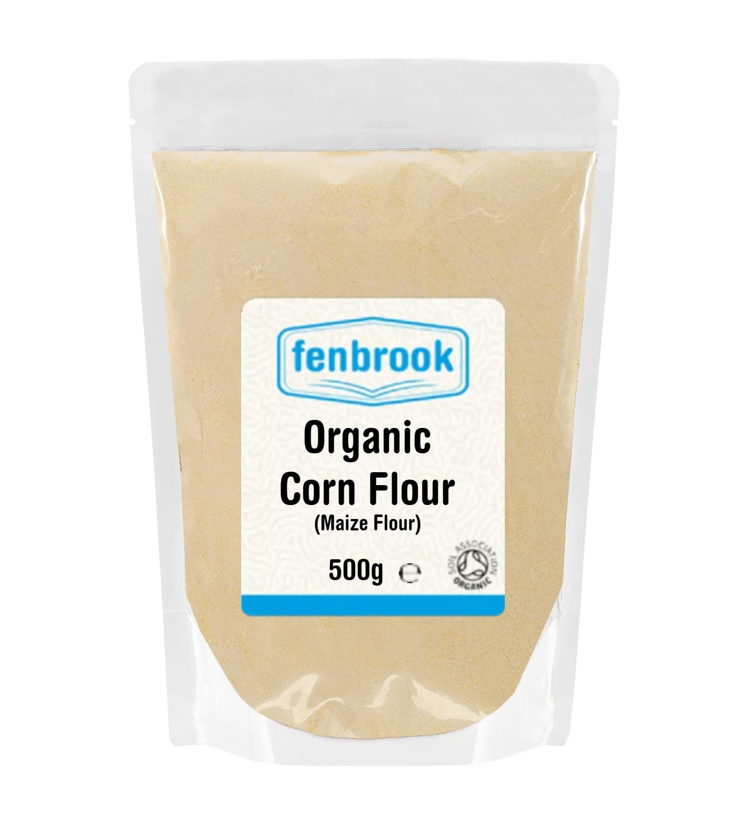 Organic Corn Flour (Maize Flour) 500g | Certified Organic by Fenbrook Organic - Buy Online on GoSupps.com
