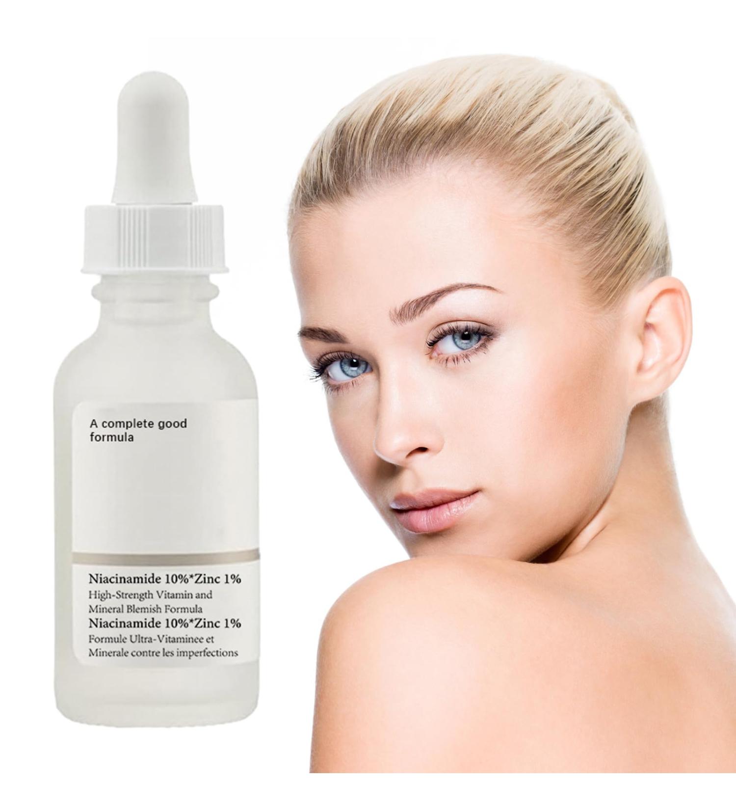 Niacinamide Face Serum 10% Niacinamide Serum + 1% Zinc Serum Face Moisturiser High Strength Vitamin Nourish Skincare Anti Aging Dark Spot Remover for Face Glow Skin Correcting (30ML) - Buy Online on GoSupps.com