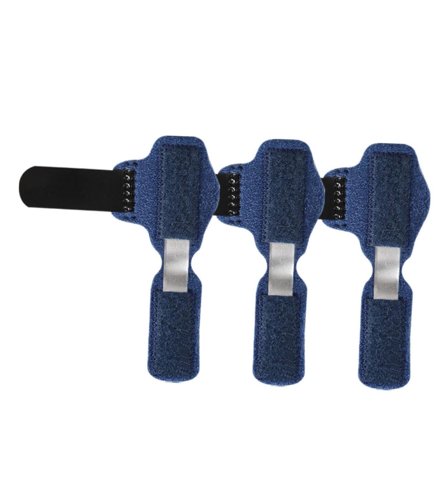 Hemoton 3pcs Toe Strap Thumb Splint Retainer Holder - Finger Splint for Hammer Toes - Immobilizer & Straightener - Aluminum Alloy - Blue - 11.5X2.5CM - Buy Online on GoSupps.com