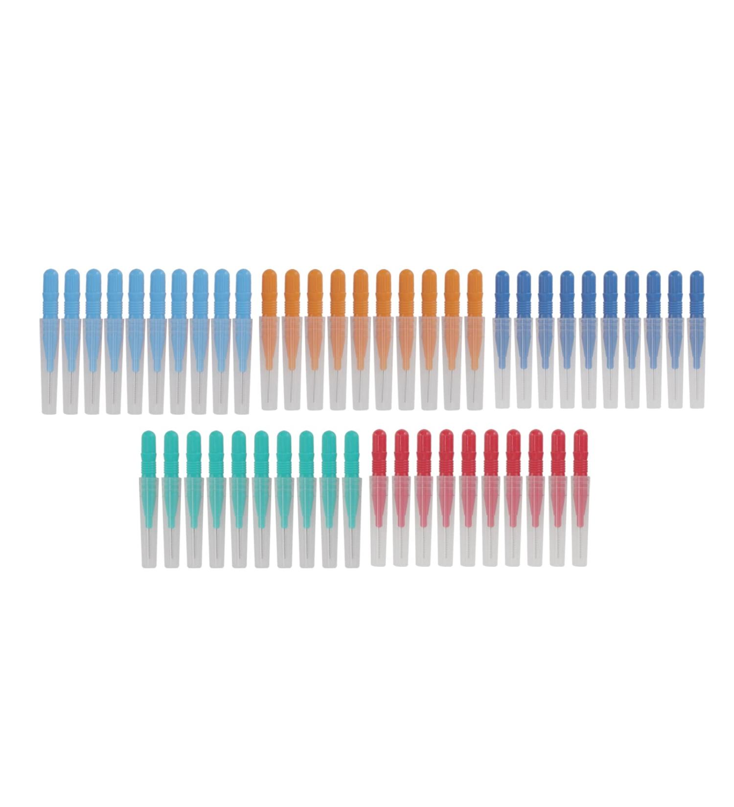 Akozon 50pcs Toothpicks & Interdental Brushes - Premium Oral Health Teeth Cleaning Tools for Fresh Breath & Dental Care - Buy Online on GoSupps.com