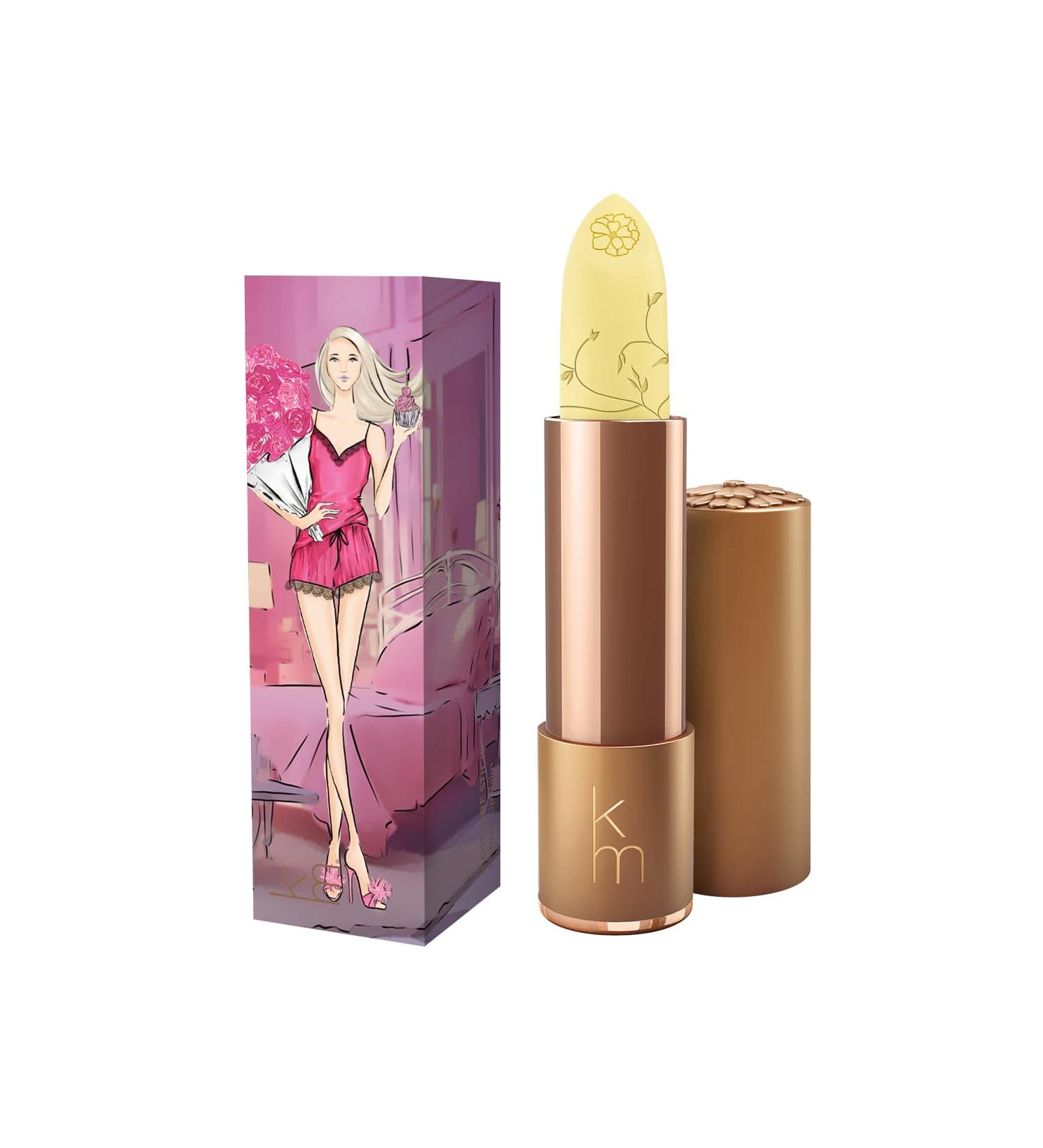 Karen Murrell Natural Lipstick - A Clear Moisturising Lip Balm 01 - Long Lasting Hydration For Your Lips - Paraben & Cruelty Free - Non-Toxic Natural Ingredients