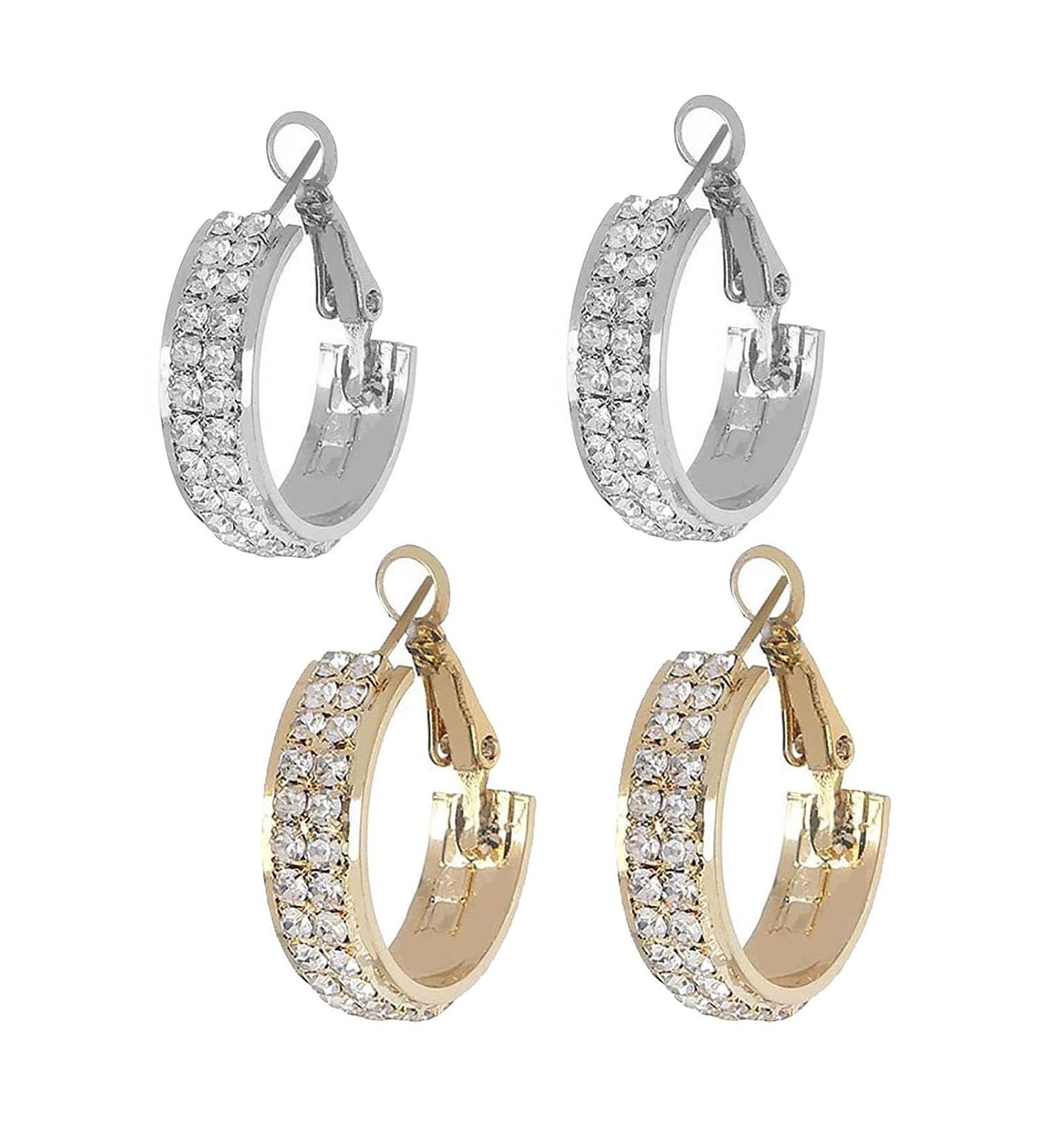Women's lymphatic magnetic therapy germanium earrings lymphatic activity hoop earrings lymphatic drainage weight loss earrings 2pcs-a - Buy Online on GoSupps.com