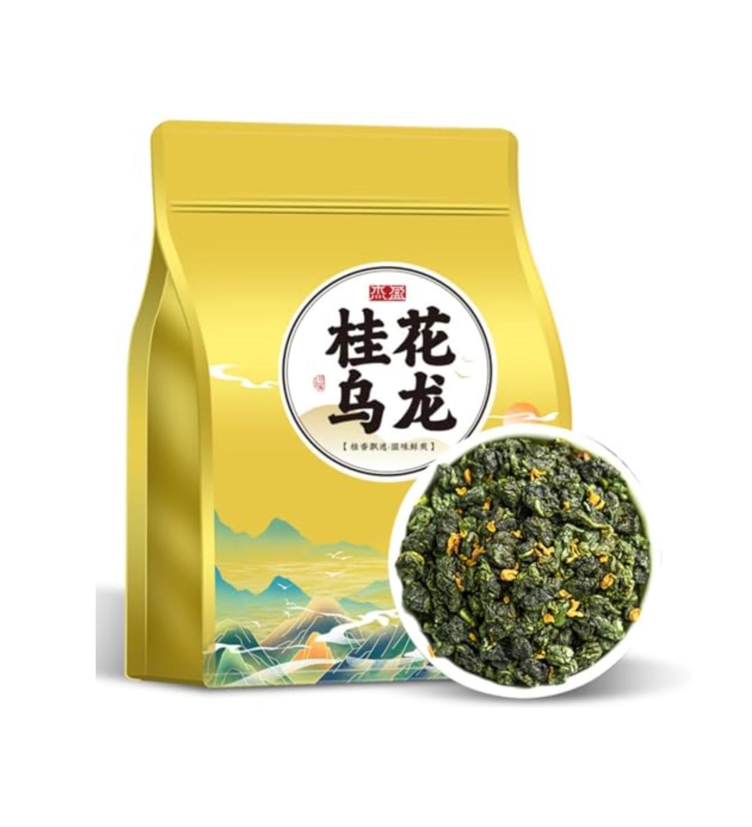 HQZM Osmanthus Oolong Tea High Mountain Strong Fragrance Tea 250g 1763oz Strong Osmanthus Aroma - Buy Online on GoSupps.com