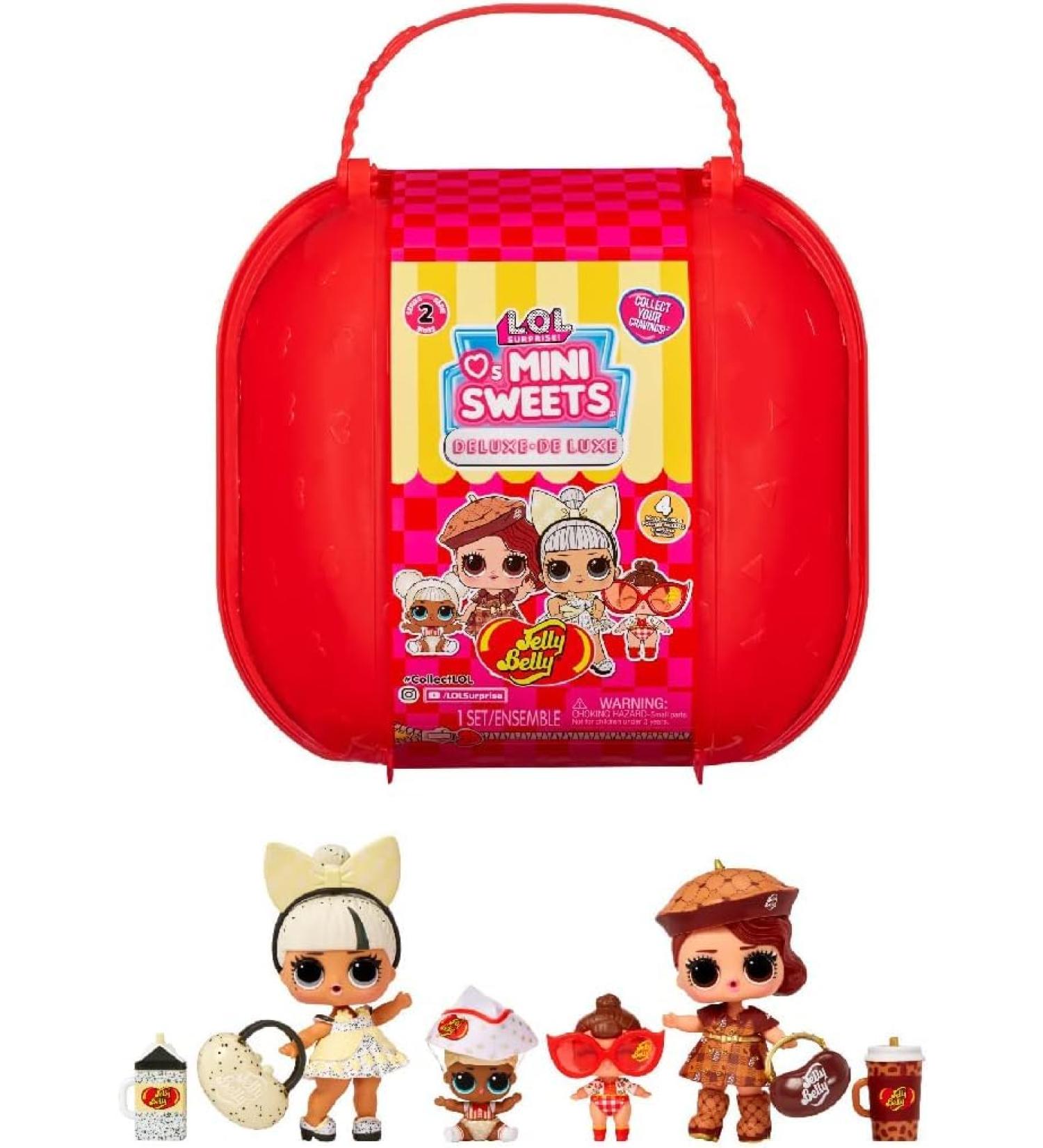 Lol Surprise Loves Mini Sweets Deluxe Series 2 - Collectible Dolls Candy & Jelly Belly Themes 4 Dolls & Accessories - Limited Edition for Girls Age 4+ - Buy Online on GoSupps.com