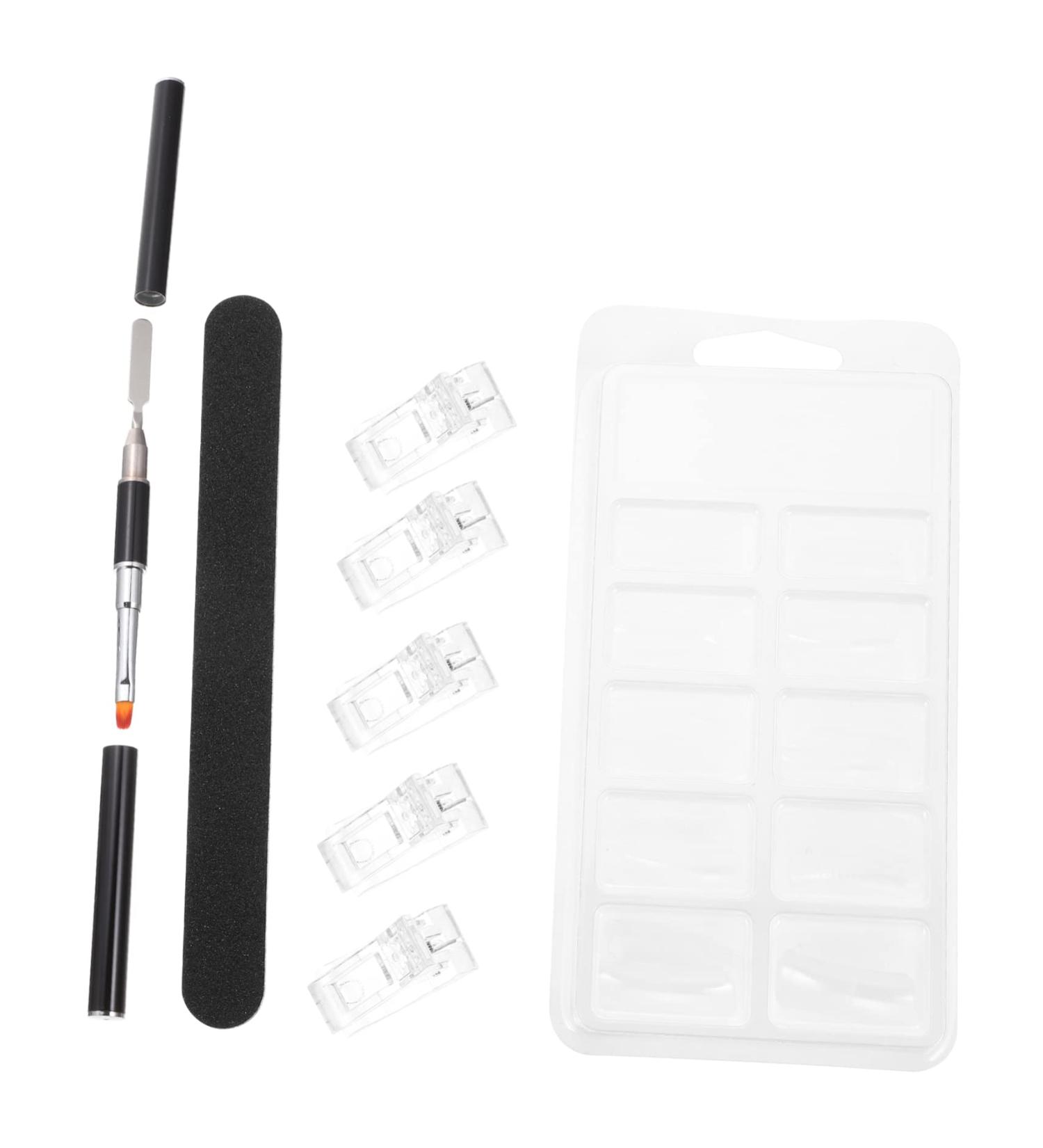 Housoutil 1 Set Manicure Tools Set Beauty Kit Pro Tools Nails Kits Nail Art Extention Kit Nail Tips Clips Kit De Manicura Nails Tools Nail Buffers Car Model Plastic Crystal - Buy Online on GoSupps.com