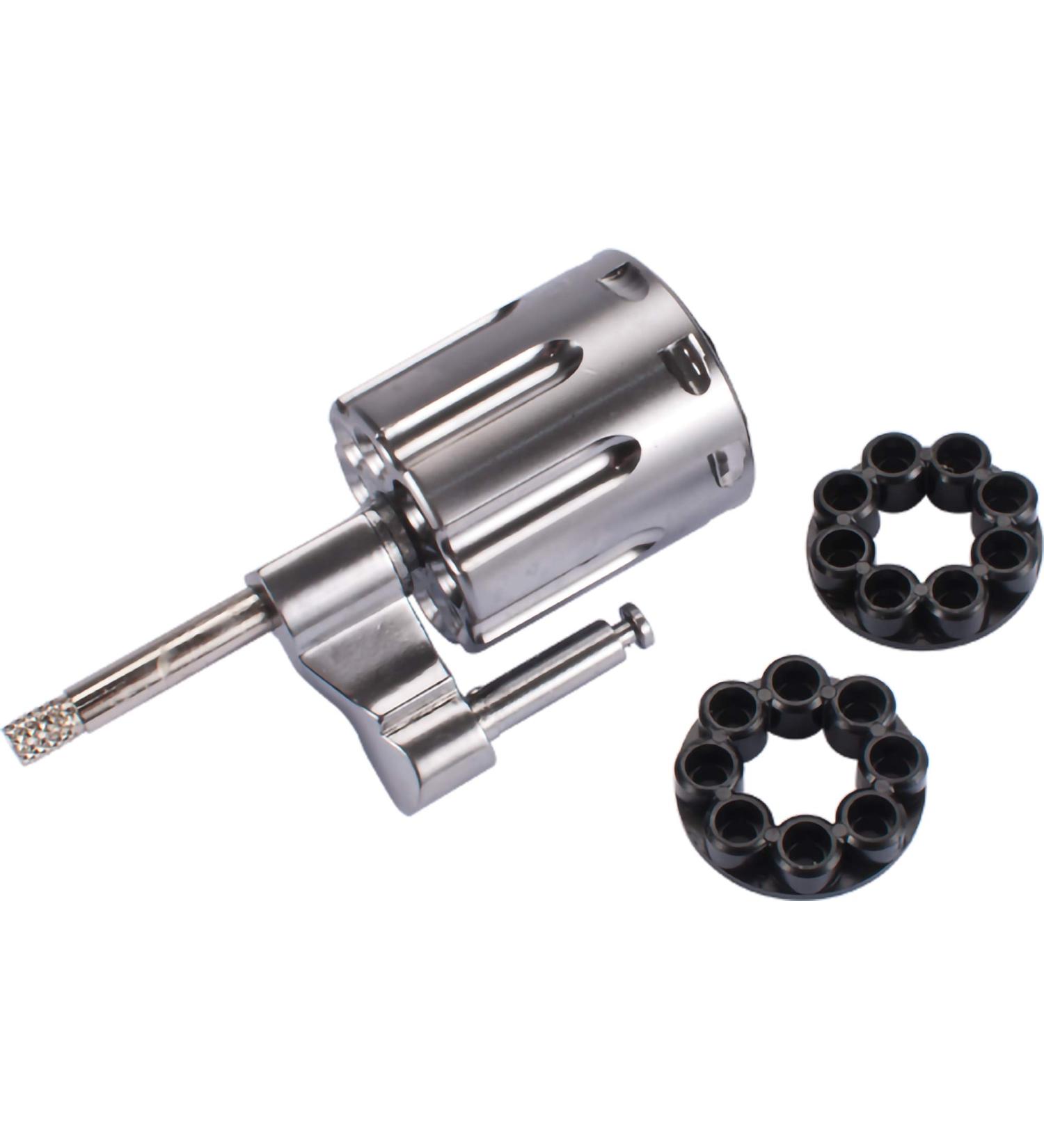 Evike 24rd Cylinder Set for WinGun 701 702 708 Series Airsoft Gas Revolvers Silver