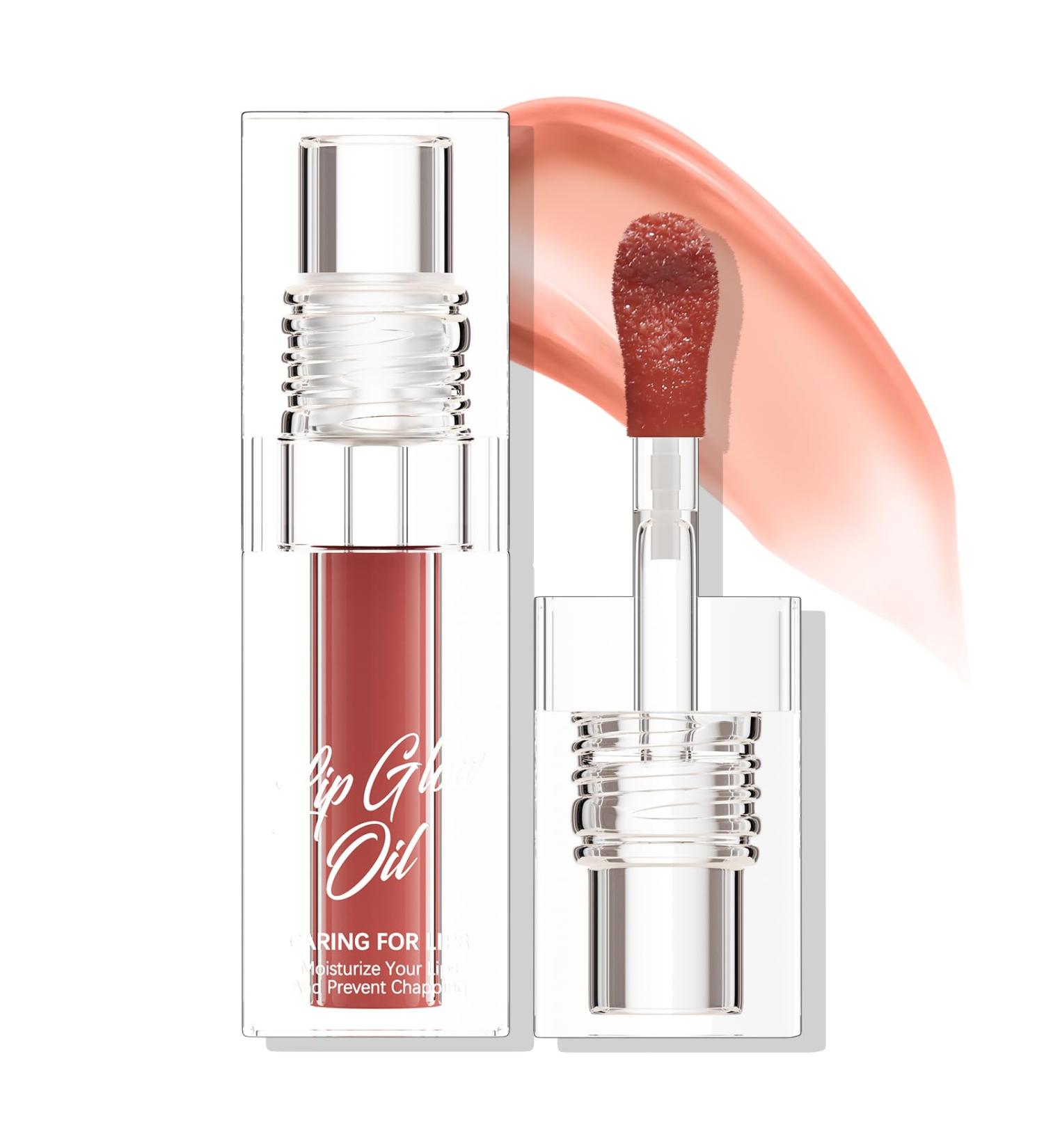 Color Changing Lip Oil - Magic Moisturizing Glow Lipstick | Hydrating & Plumping | Long Lasting Non-Sticky Primer | #04 0.12 Fl Oz - Buy Online on GoSupps.com