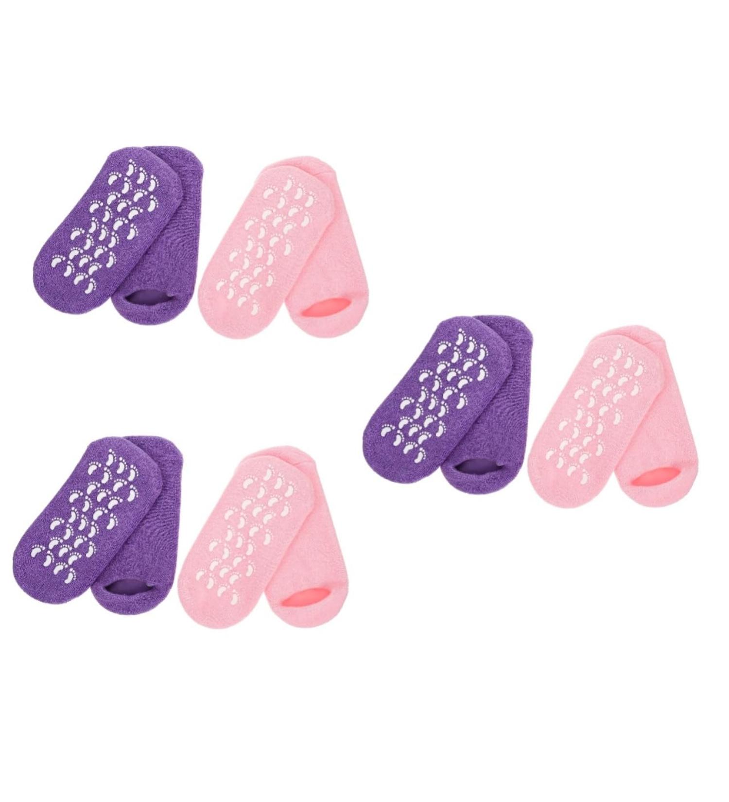 DOITOOL 6 Pairs Gel Socks Heel Repair Sock Spa Use Socks Womens Features Socks for Women Spa Socks Lotion Socks Women Socks Women s Socks Cracked Heel Cotton Yarn Repair Socks Care Miss - Buy Online on GoSupps.com