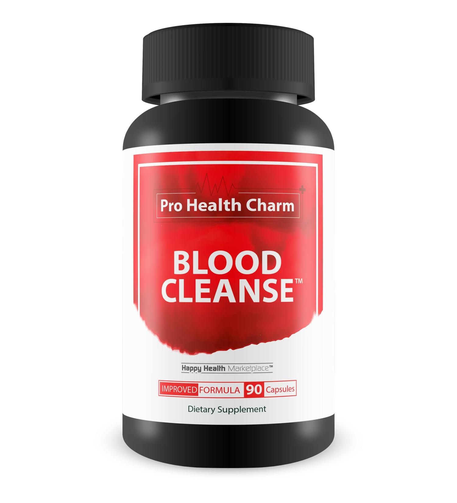 Pro Health Charm Blood Cleanse - Improved Formula - Our Best Blood Cleanse Supplements for Blood Balance & Blood Flow - Cleanse Detox Good Blood Flow Care Blood Cleanse Blood Balance Supplement - Buy Online on GoSupps.com
