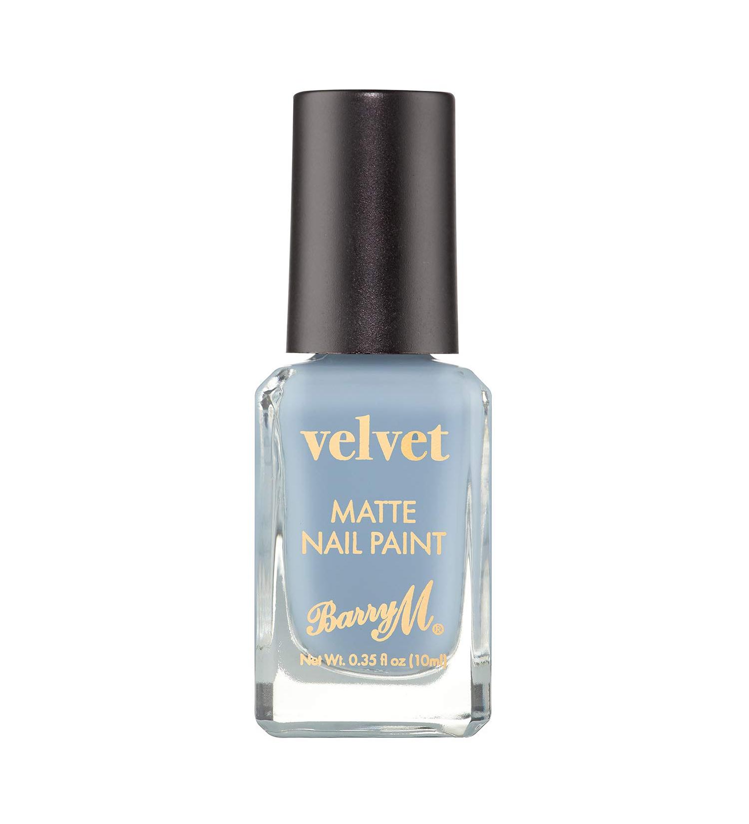 Barry M Cosmetics Matte Velvet Blue Nail Paint Lake House 1 Count - Buy Online on GoSupps.com