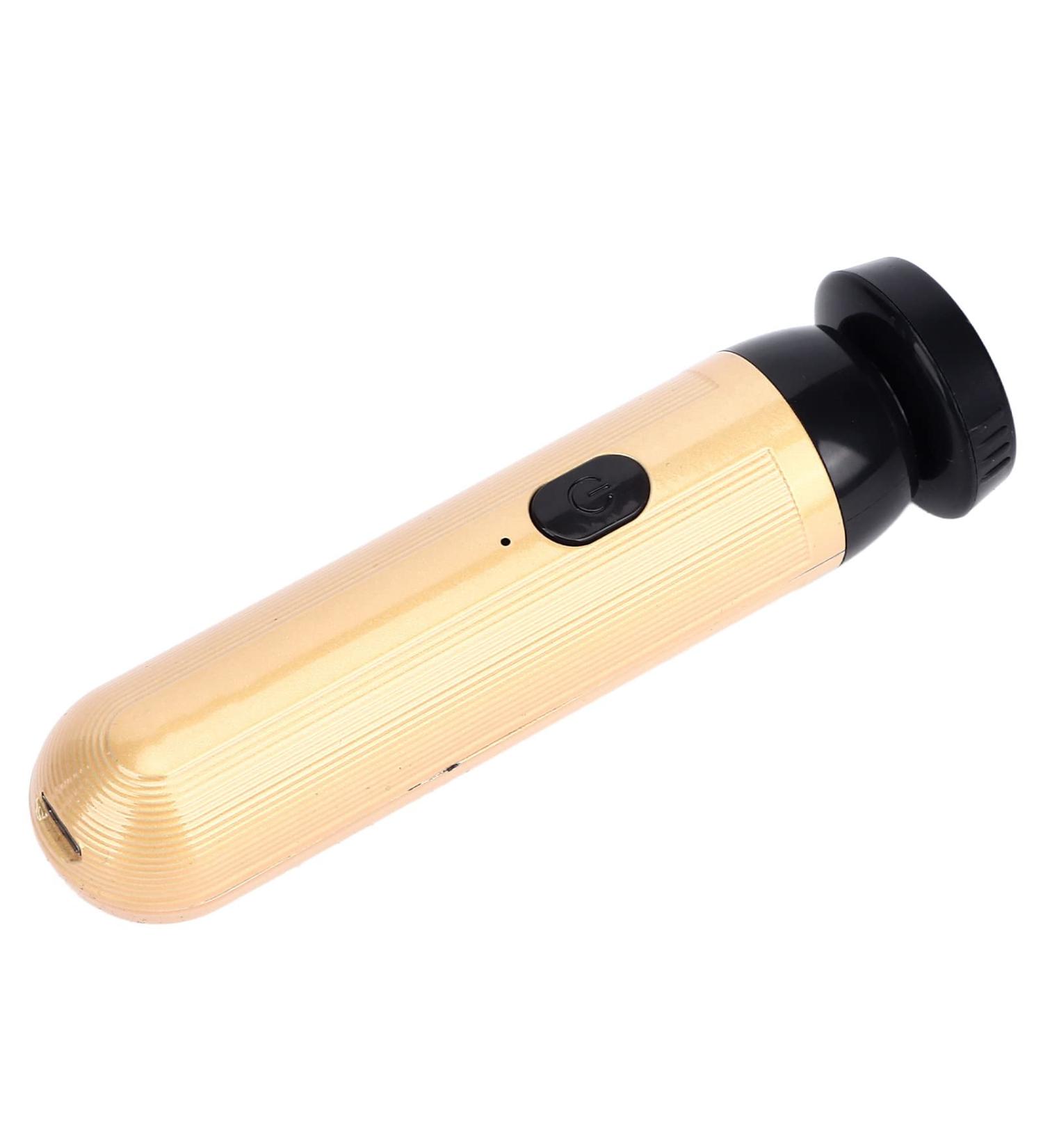 Electric Shaver Electric Beard Trimmer Portable Cleaning for Men (Gold) - Buy Online on GoSupps.com