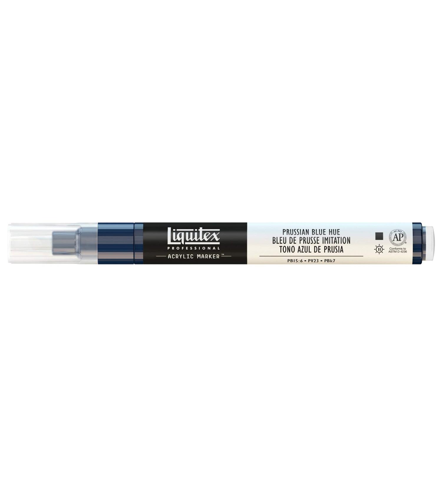 Liquitex Professional Fine Paint Marker 8mm - Prussian Blue Hue - Buy Online on GoSupps.com