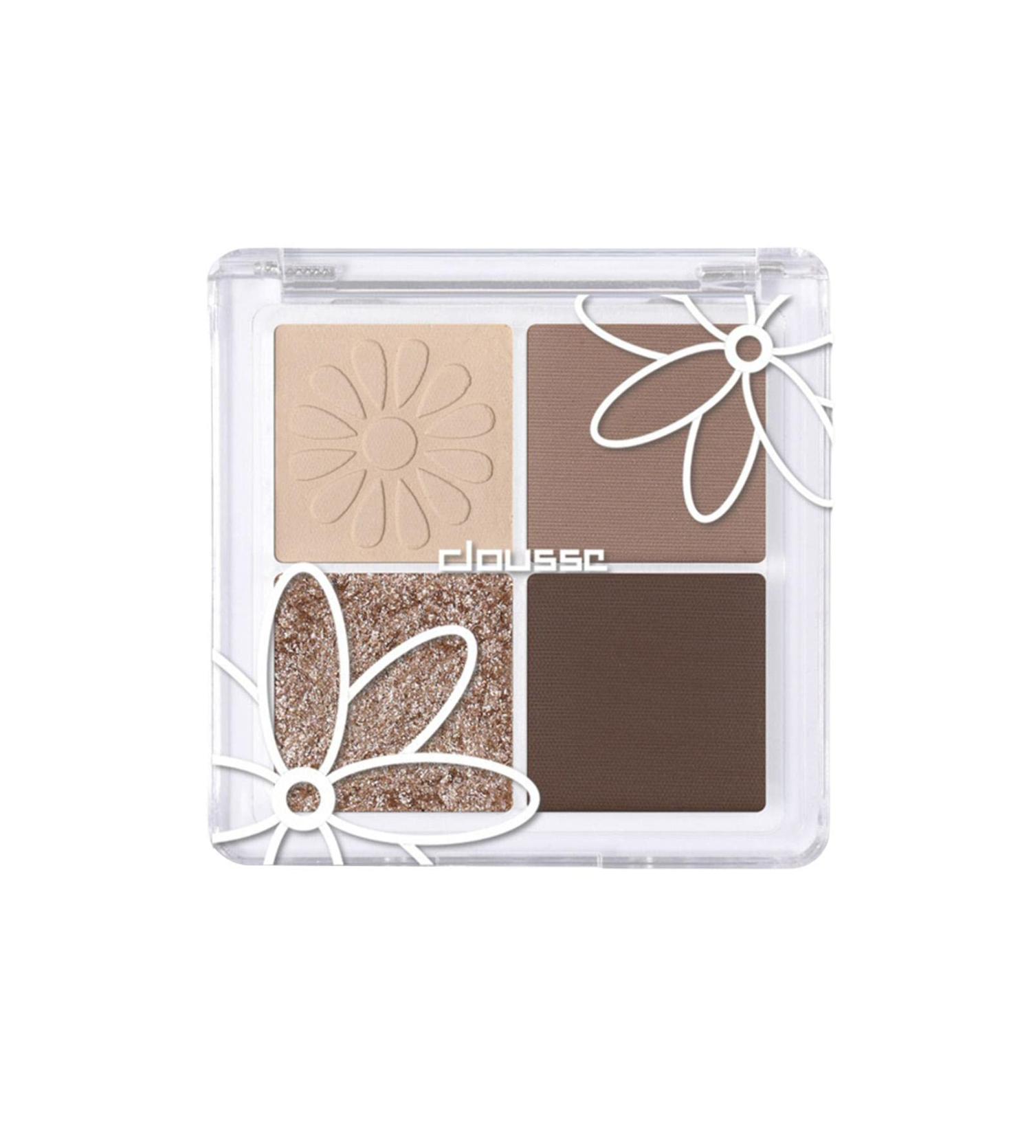 Eyeshadow | Highly Pigmented 4 Colors Eye Shadow Palette - Highly Matte & Shimmer Neutral Eyeshadow Makeup Blendable Lasting Eye Shadow Cosmetics Sillervan 05 - Buy Online on GoSupps.com