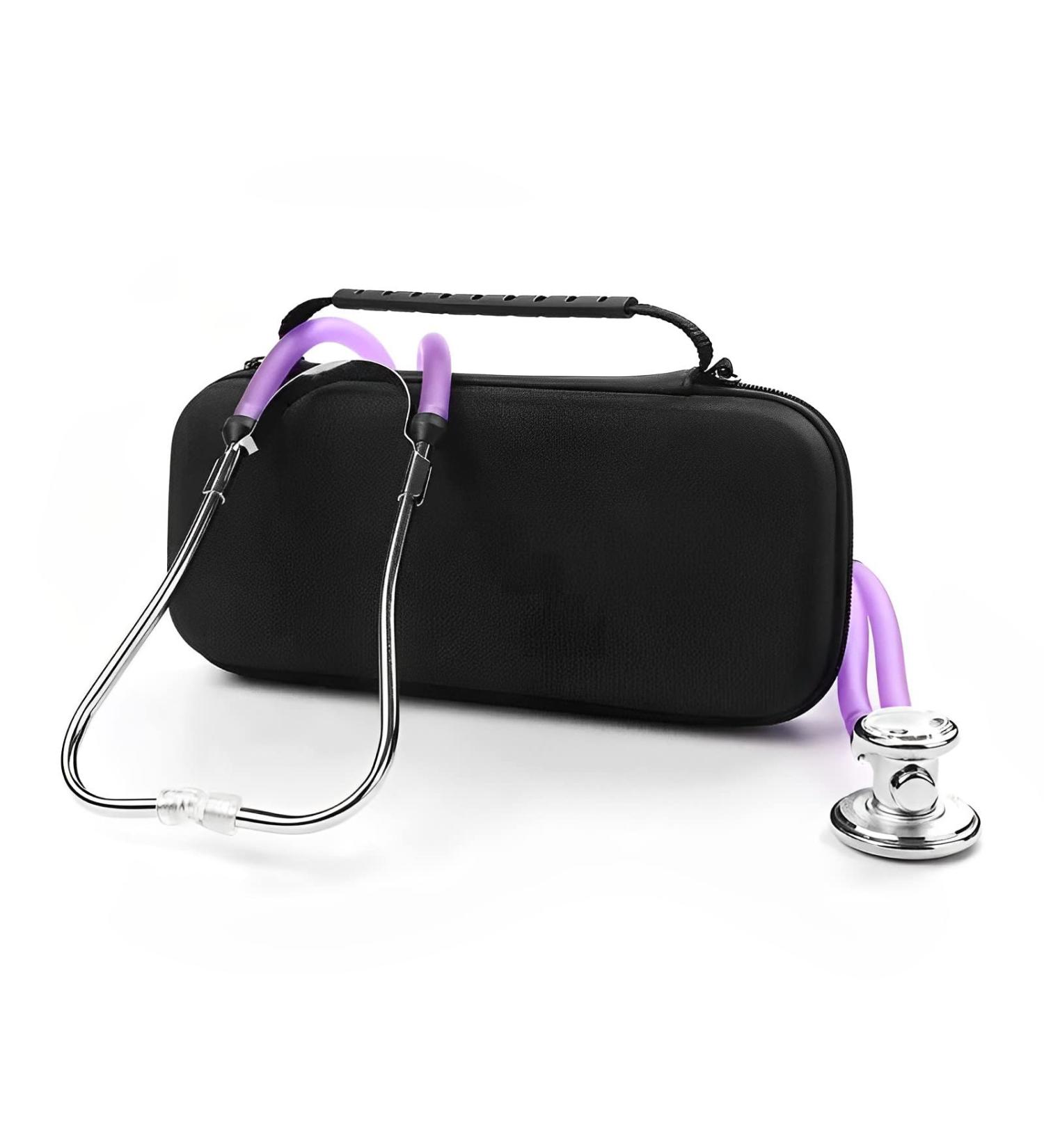 AMSAMOTION Stethoscope Case For 3M Littmann Classic III Lightweight II S.E MDF Acoustica Deluxe Dual Head Cardiology IV Stethoscope Holder Pocket for Nurse Accessories for Work Hard Travel Case Bag - Buy Online on GoSupps.com