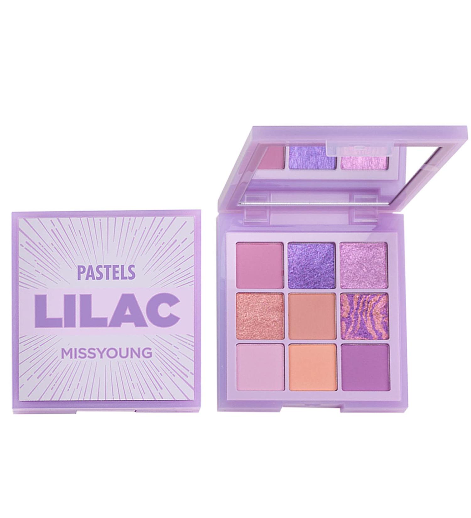 9 Colors Eyeshadow Makeup Set Long Lasting Eye Shadow Purple Box Makeup (C One Size) - Buy Online on GoSupps.com