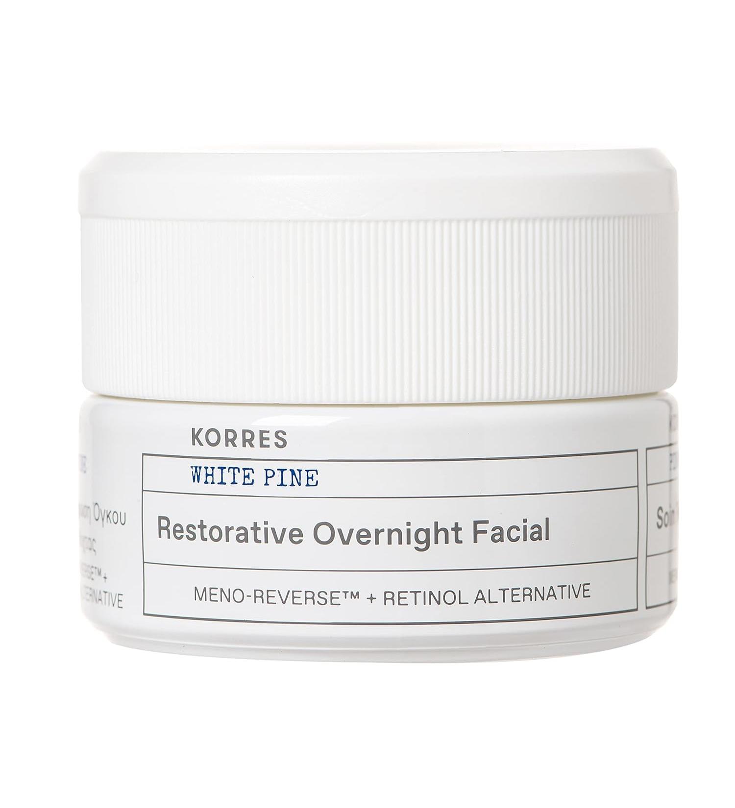 KORRES White Pine Meno-Reverse Restorative Overnight Facial - 1.35 fl. oz. | Anti-Aging Skincare for All Skin Types - International Shipping Available - Buy Online on GoSupps.com