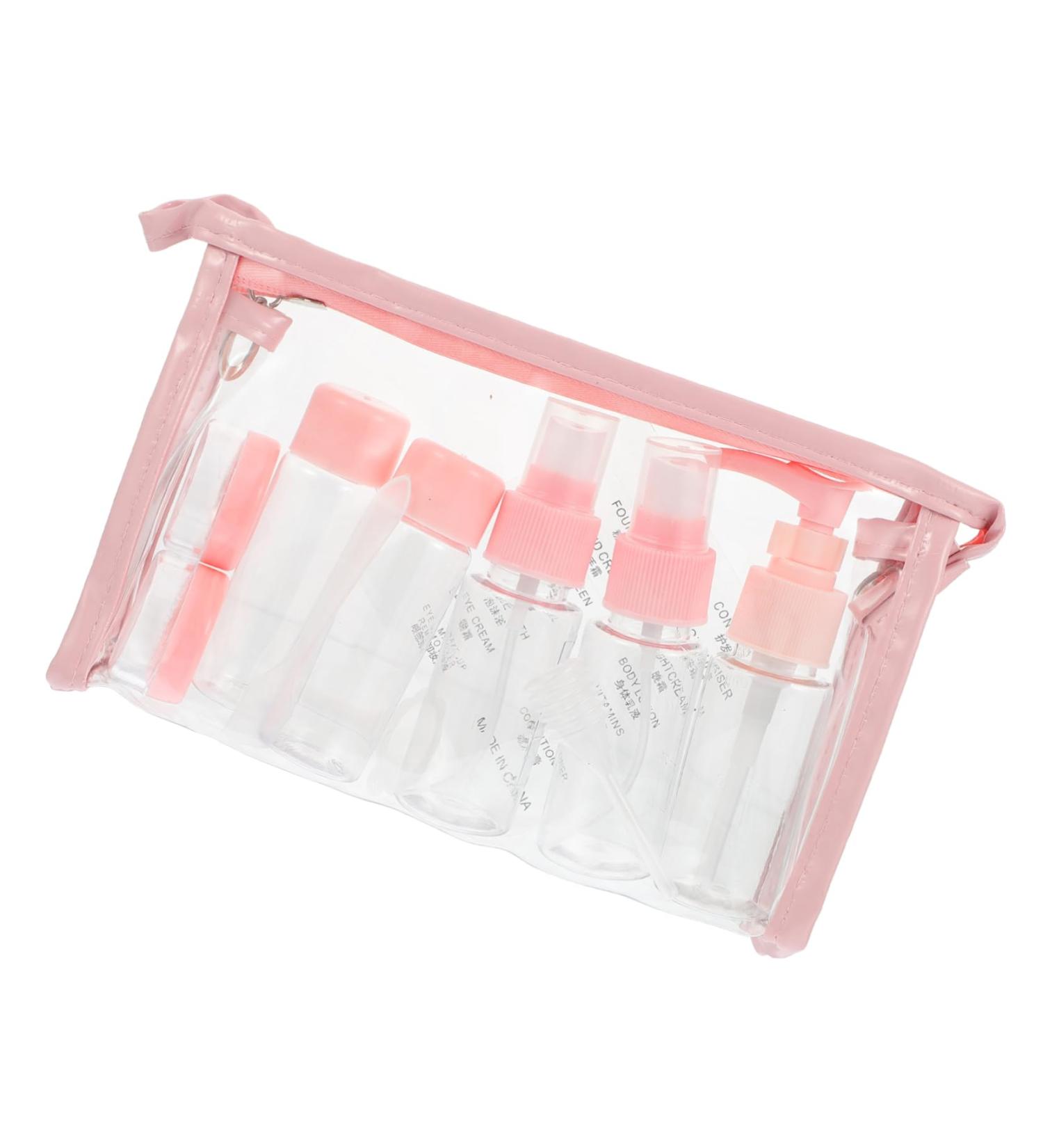 Housoutil 1 Set Travel Bottle Cream Bottle Plastic Portable Pink - Buy Online on GoSupps.com