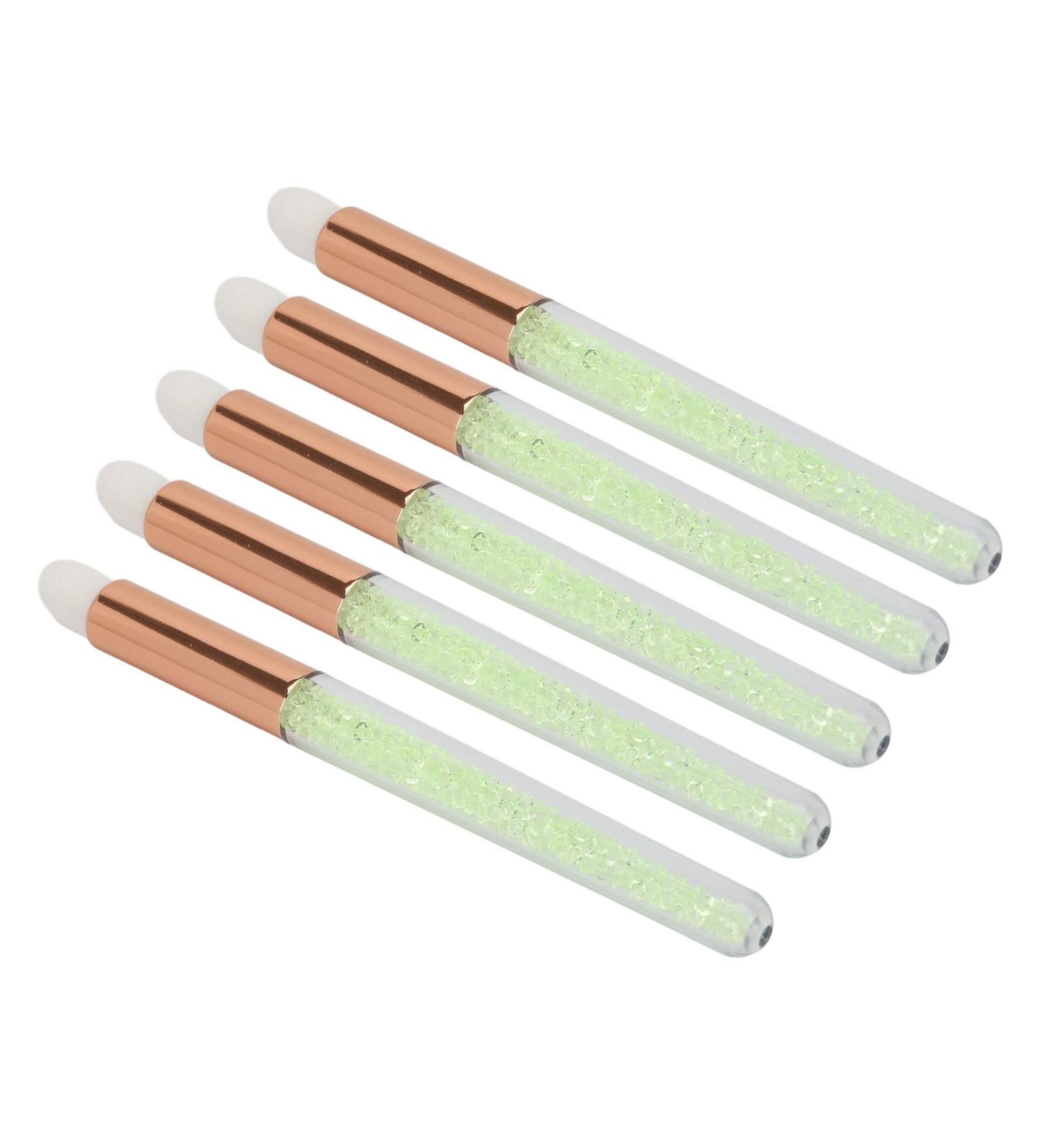 Buy 5pcs Lip Blending Brush Set - Soft Hair Rhinestones Handle Makeup Applicator for Perfect Lip Smudge | International Shipping Available - Buy Online on GoSupps.com