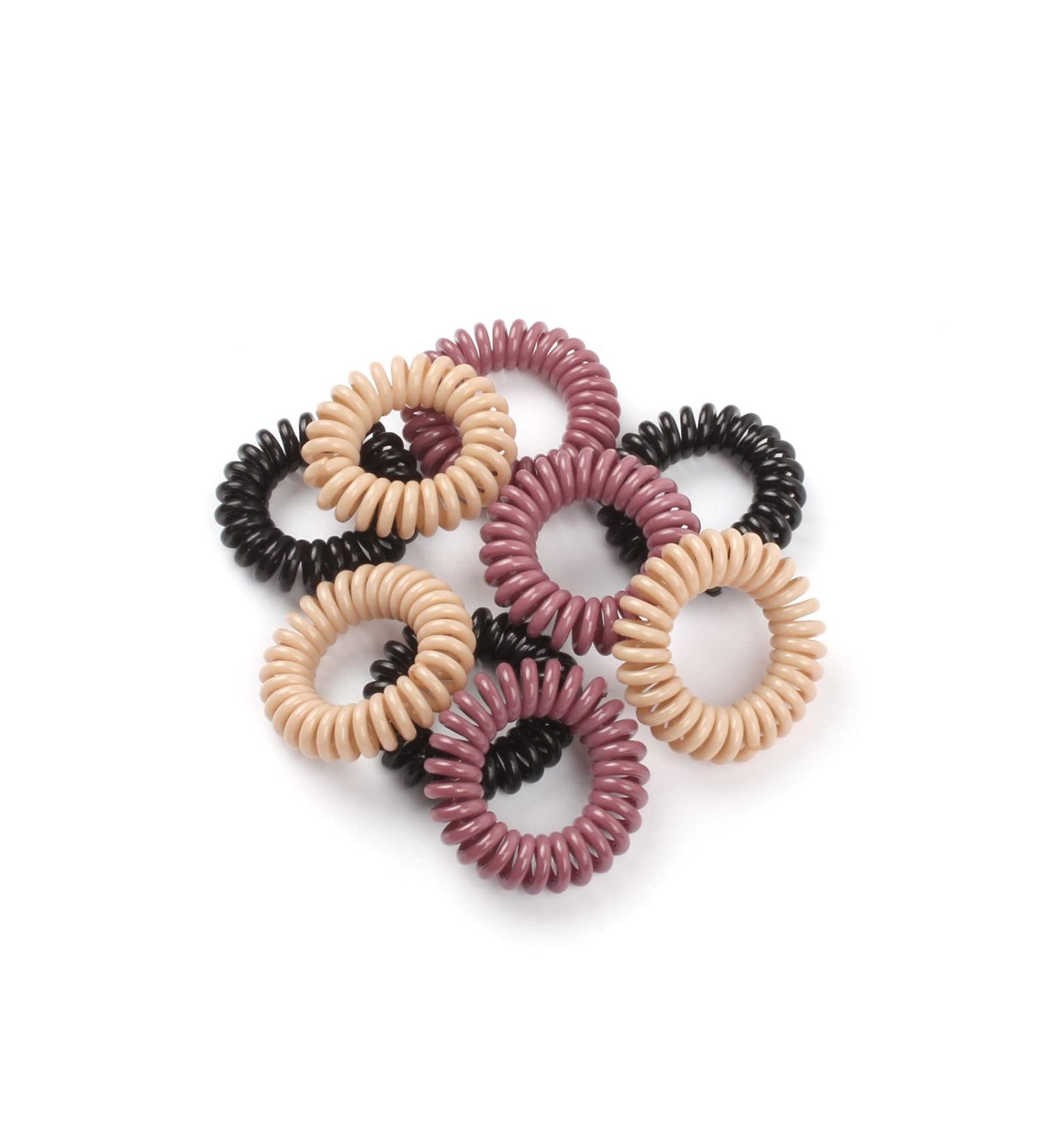 YEEPSYS Coil Hair Ties - Strong Grip Elastic Hair Bands (S Mix E) - Buy Online on GoSupps.com