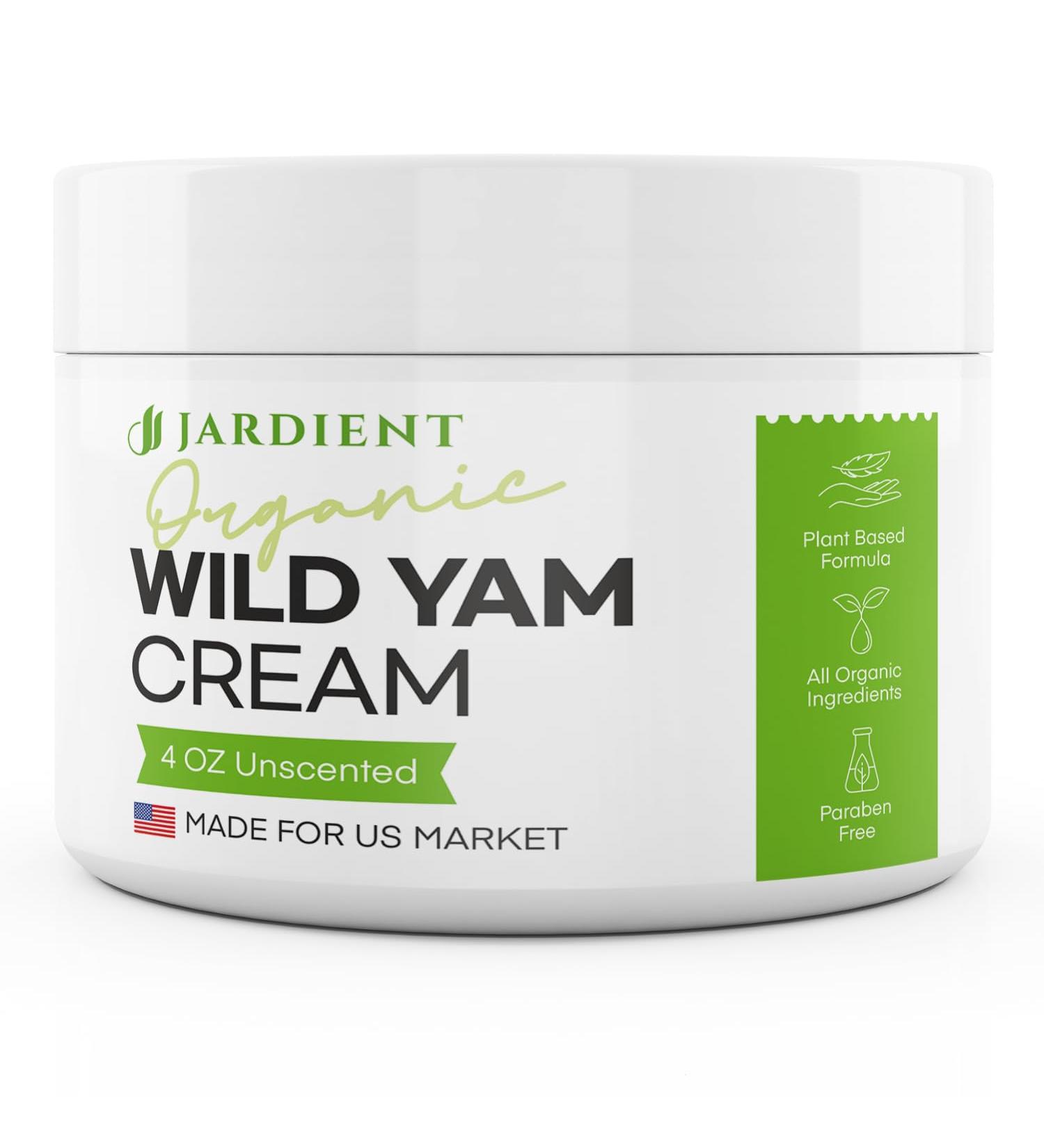 Wild Yam Cream for Hormone Balance - Dr. Barbara O'Neill's Organic Menopause & Menstrual Support - 4 OZ - Fast International Shipping - Buy Online on GoSupps.com