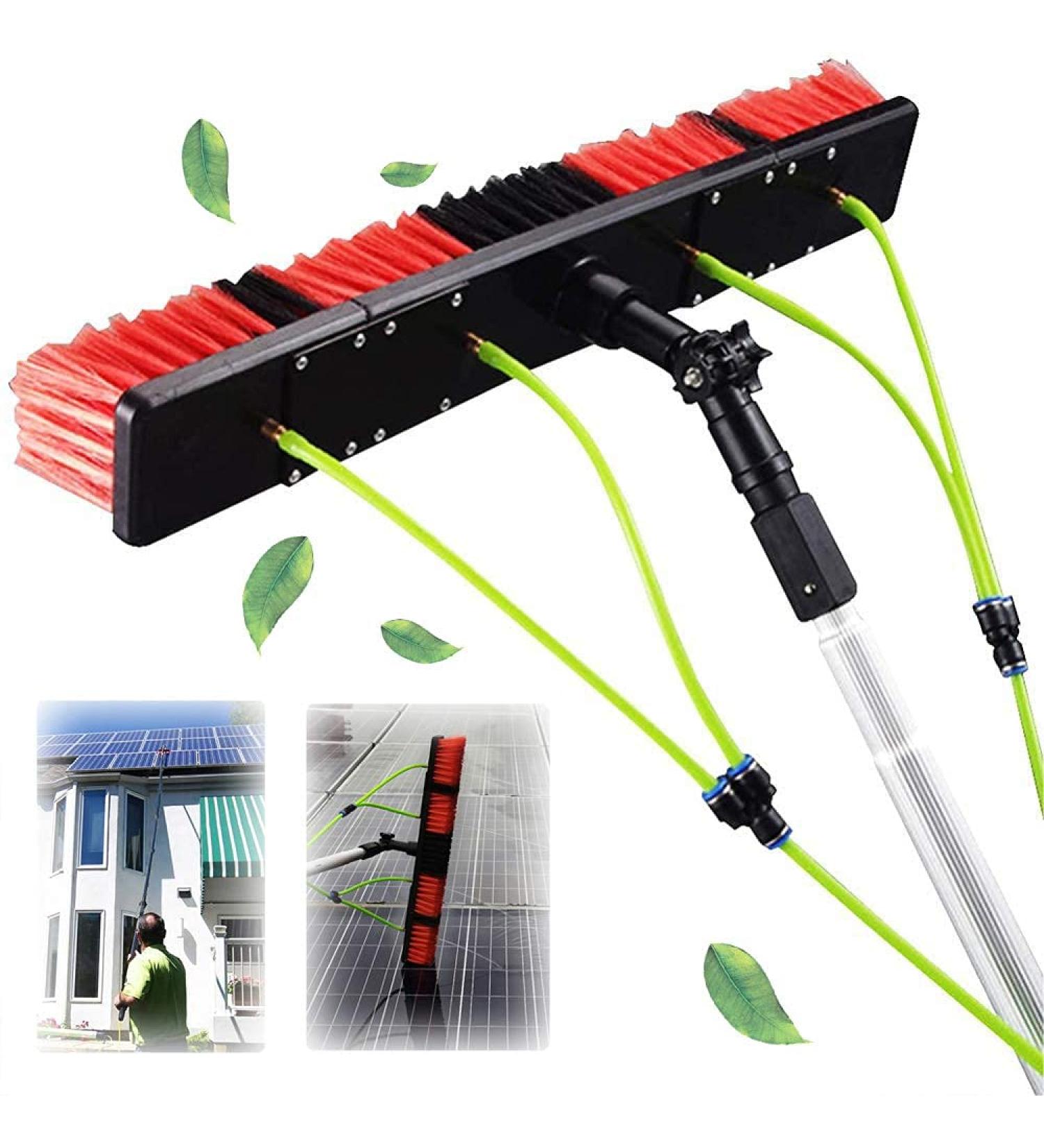 Photovoltaic Panel Cleaning 3-12M Water Fed Telescopic Brush Window Clean Extendable Cleaner Conservatory Roof Cleaning Tools Pole/3M Rod/50Cm Brush Head 55cm Brush Head 8M/27FT - Buy Online on GoSupps.com