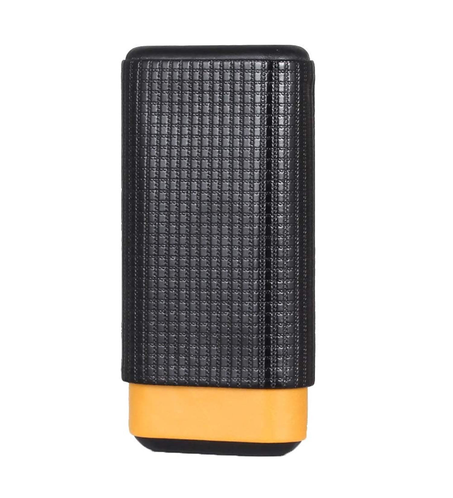 Travel Cigar Humidor Portable Cigar Case Leather Cigar Case Cigar Storage Box for Travel Business Packed with Nice Gift Box - Buy Online on GoSupps.com