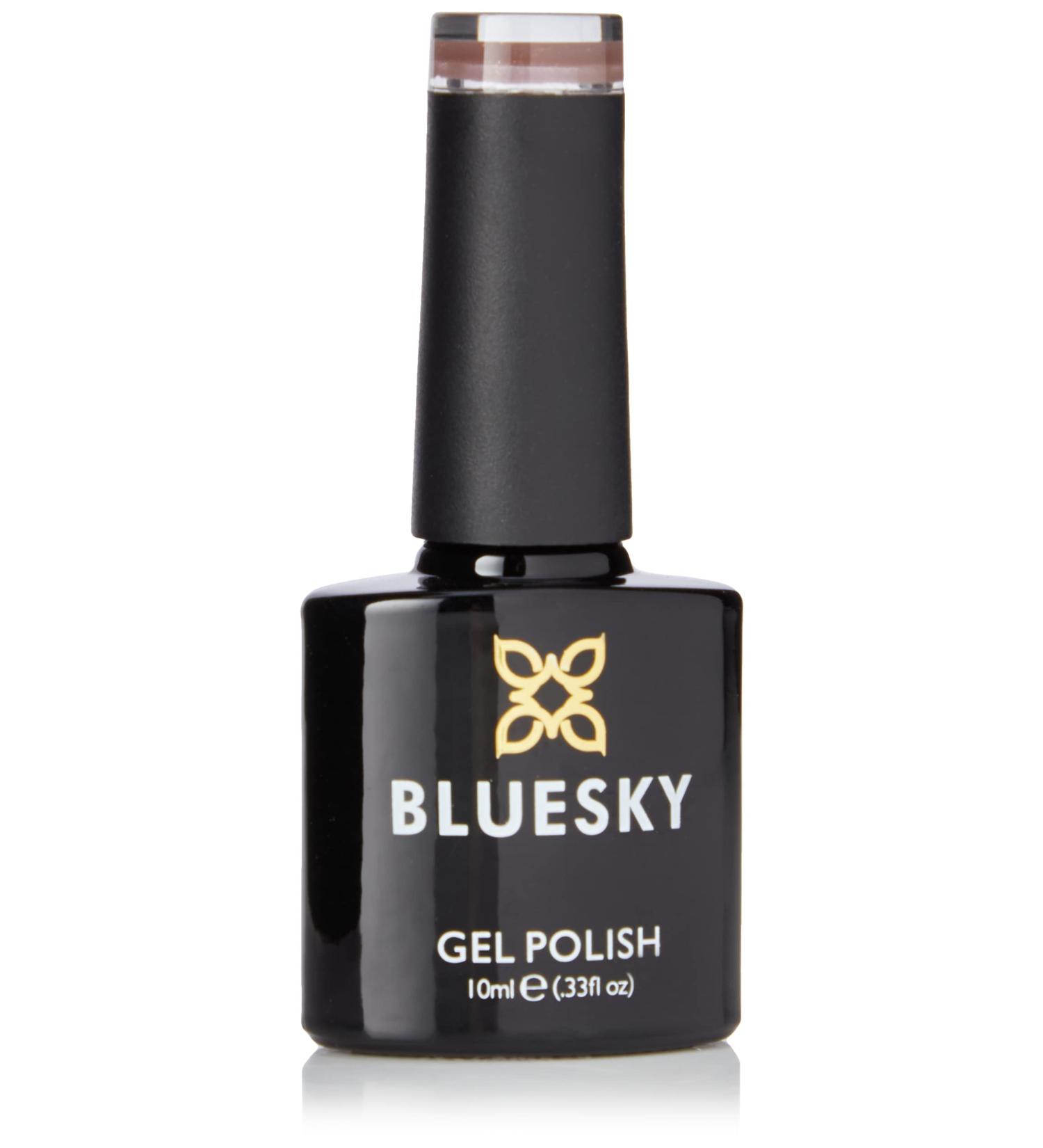 Bluesky Bluesky Gel Polish Mocha Shimmer A14 10 ml Gel Soak Off Nail Polish Purple Shimmer Brown Dark (Need to Cure Under UV/LED Lamp) Pack (x) Mocha Shimmer 1 count (Pack of 1) - Buy Online on GoSupps.com
