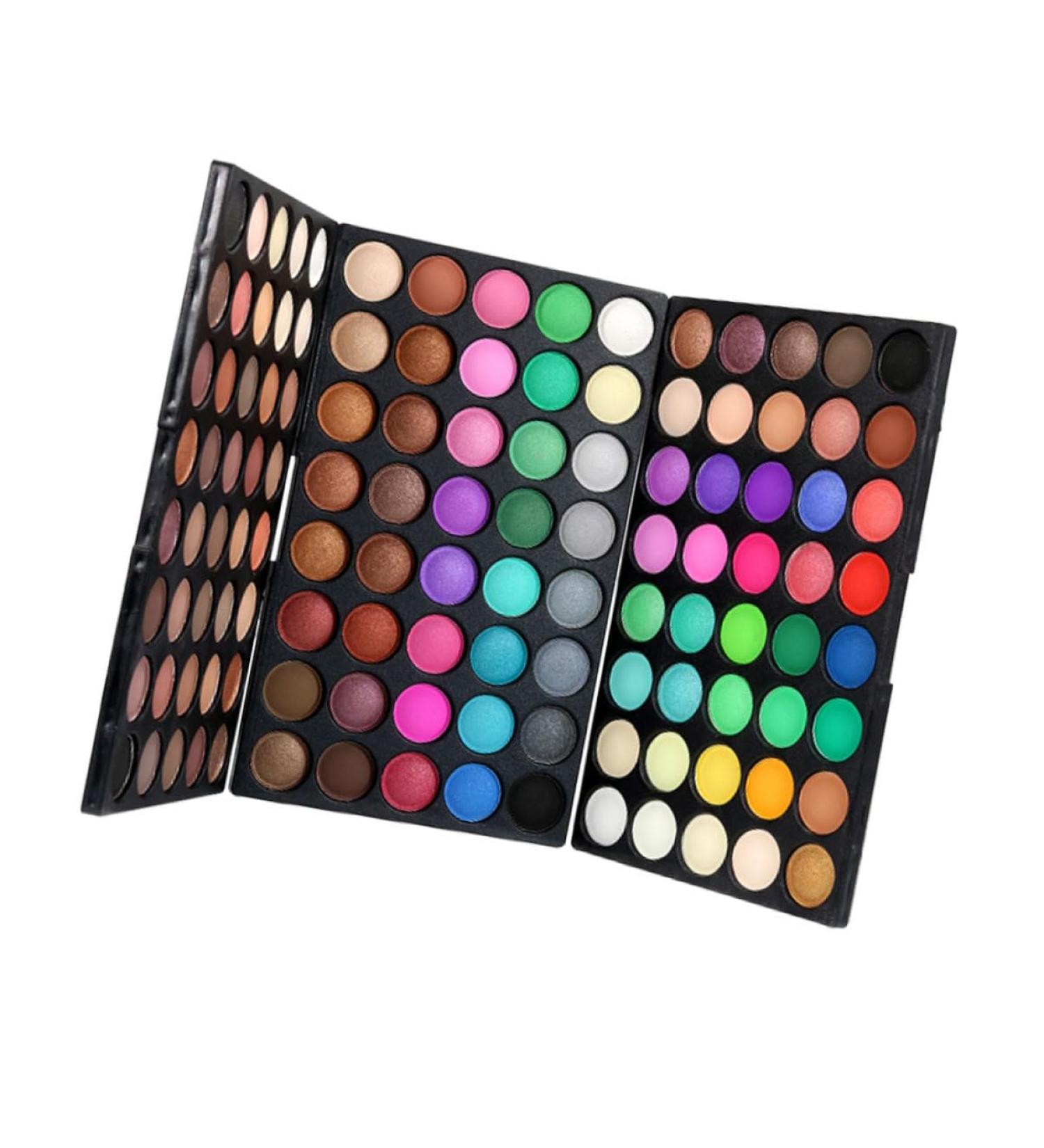 VINTORKY 120 Makeup Palette Nude Eyeshadow Palette Eyeshadow Powder Glitter Palette Eyeshadow Palette Neutral - Buy Online on GoSupps.com