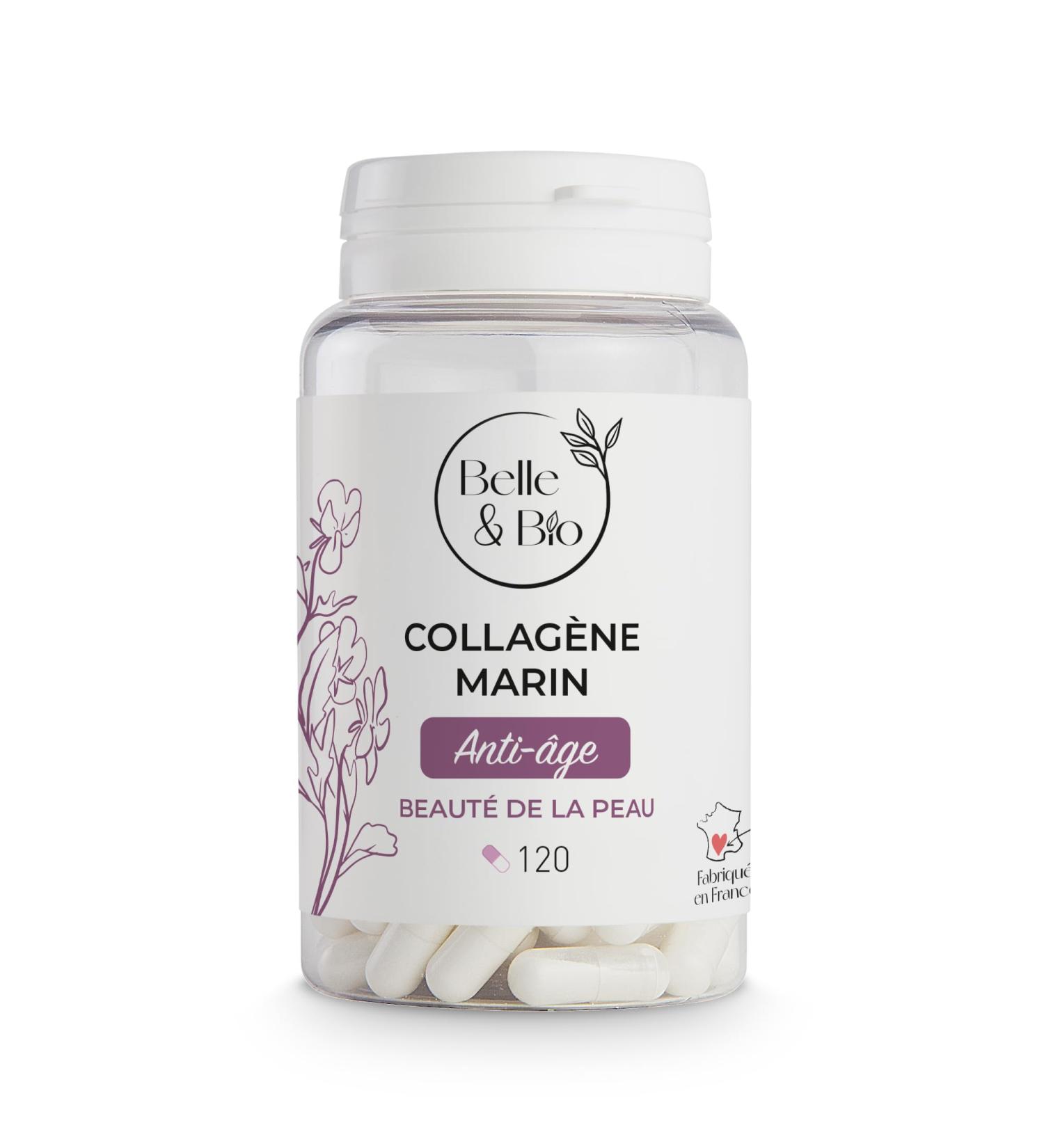 ANTI- GE & TONICIT DE LA PEAU - Collag ne Marin 90% prot ines actives - Vitamines C et E et SELENIUM - 120 g lules - Cure 2 mois - Compl ment Alimentaire BELLE&BIO - Fabriqu en France Collag ne Marin Unique - Buy Online on GoSupps.com