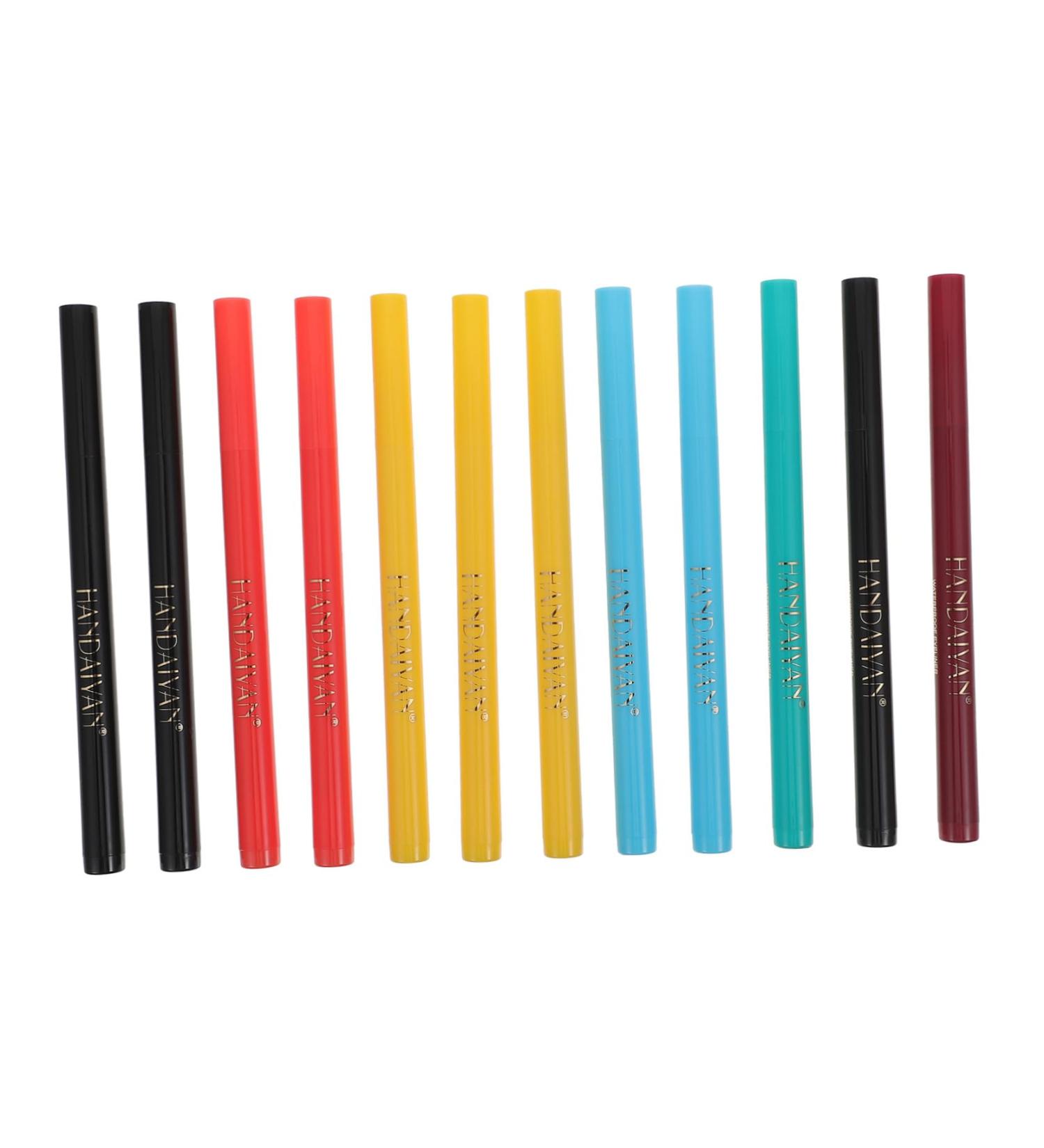 FRCOLOR 12pcs Matte Liquid Eyeliner Eyeline Liquid Pencil Liquid Eyeliner Pencil Set Painted Makeup 1 count (Pack of 1) As Shown - Buy Online on GoSupps.com