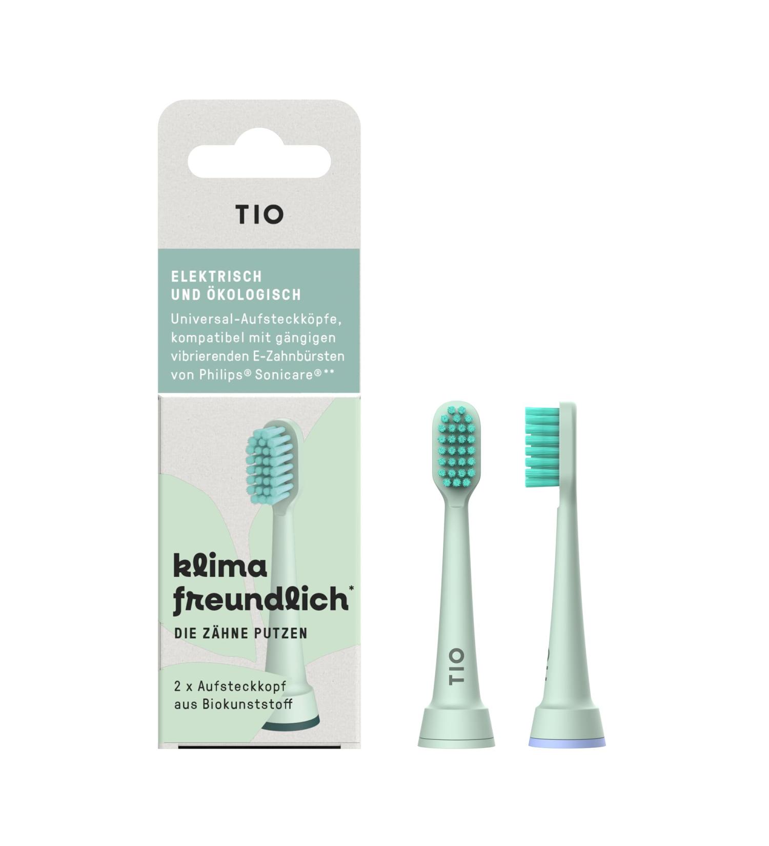 Buy TIO Electric Toothbrush Heads - Compatible with Philips Sonicare (2 Pack) | Best Quality Replacement Heads - Buy Online on GoSupps.com