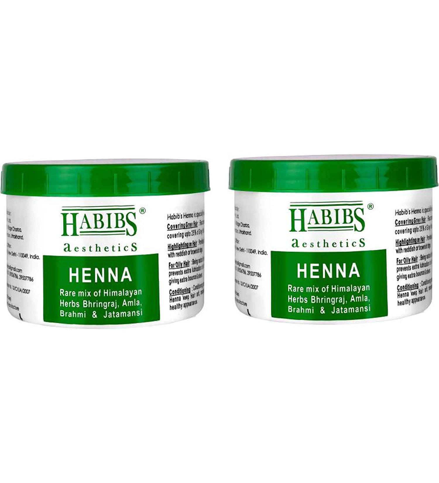 Premium Heena (Mehendi) with Medicinal Herbs 400g - Set of 2 | Organic Natural Hair Dye for Healthy Scalp & Shine | International Shipping Available - Buy Online on GoSupps.com