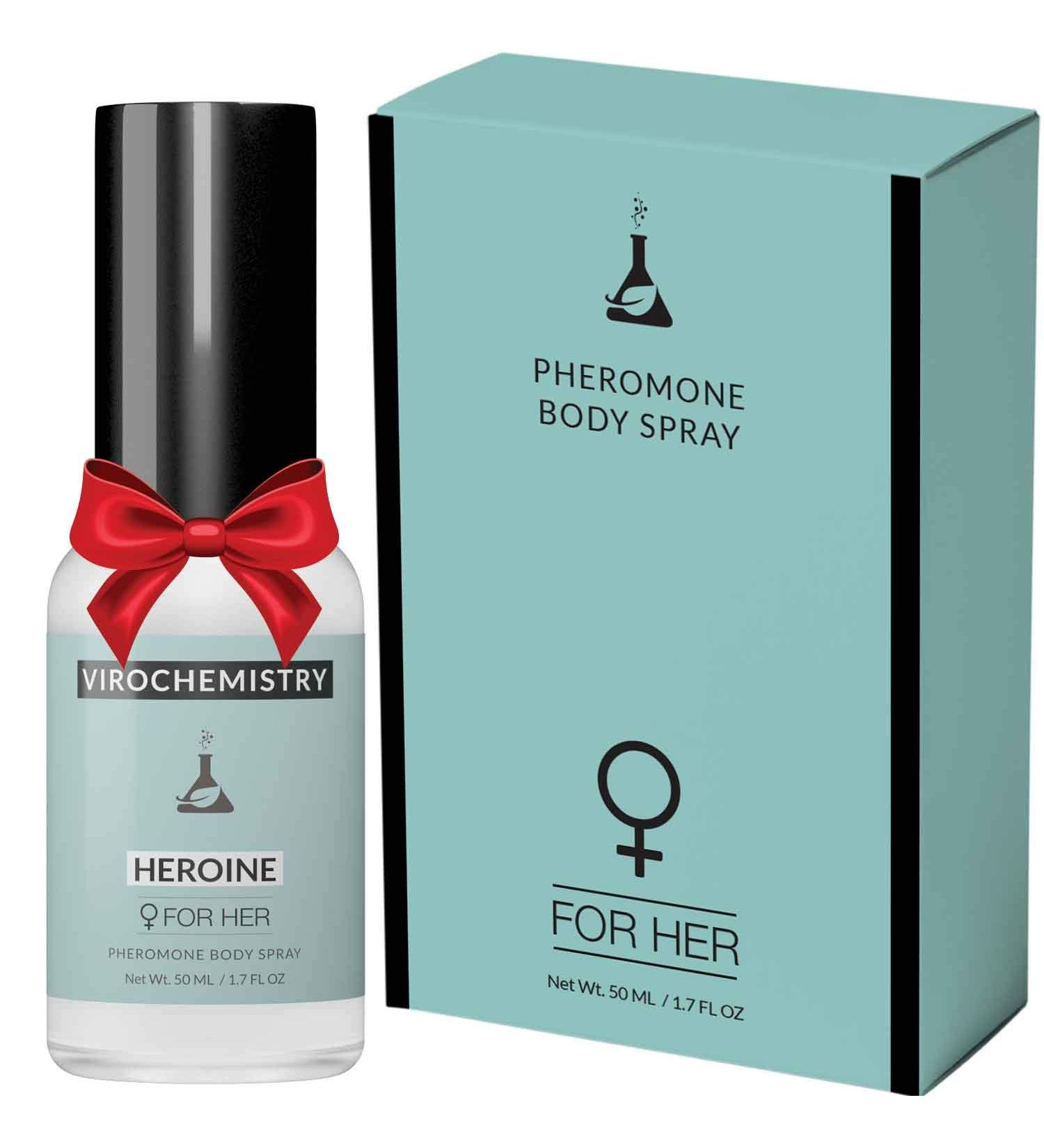 Pheromones For Women (HEROINE) Body Spray - Elegant Ultra Strength Organic Human Pheromones Fragrance Body Spray 50mL - Human Grade Pheromones to Attract Men  - Buy Online on GoSupps.com
