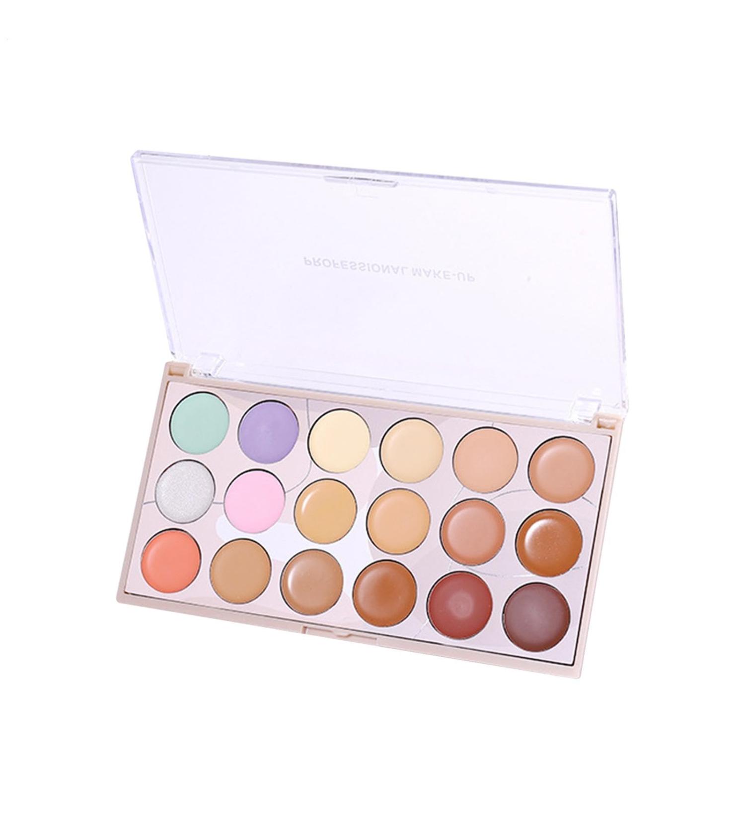 Concealer palette concealer blending palette 18-color brightening face cream | Waterproof concealing makeup beauty palette for shopping - Buy Online on GoSupps.com