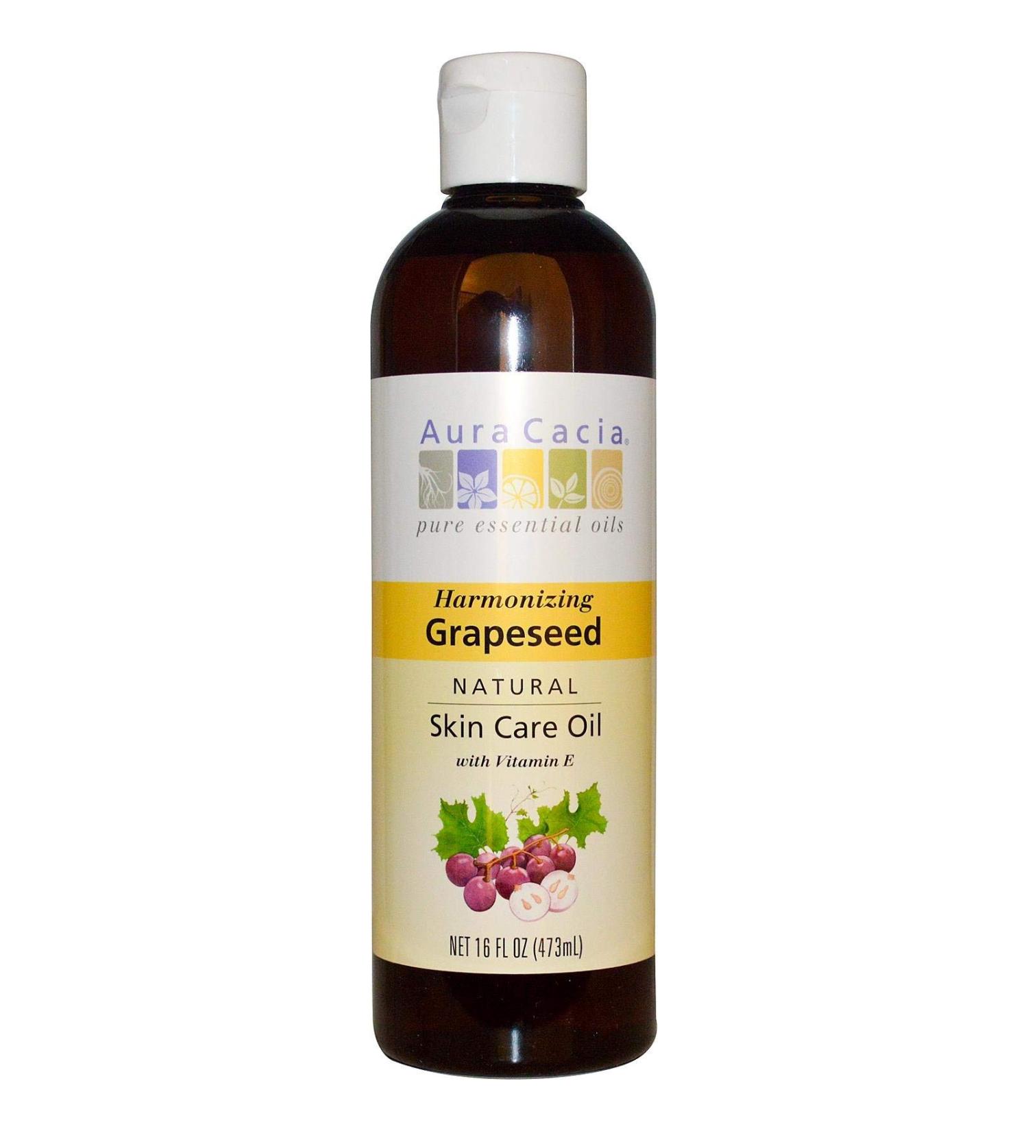 Aura Cacia 0127431 Natural Skin Care Oil Grape Seed Fragrance