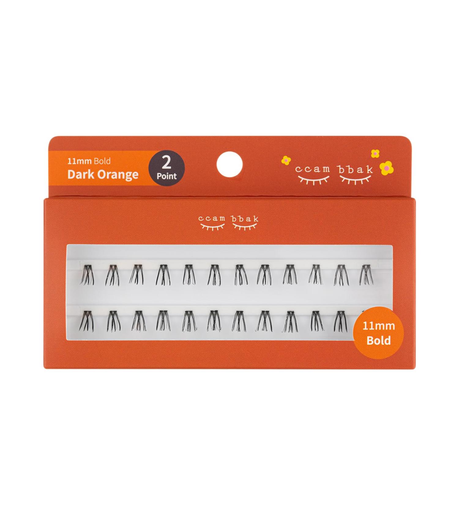 CCAMBBAK Bold False Eyelashes - Handmade Lightweight Individual Lashes for K-Beauty 11mm Lengthening Wisps Authentic & Natural Look - Buy Online on GoSupps.com