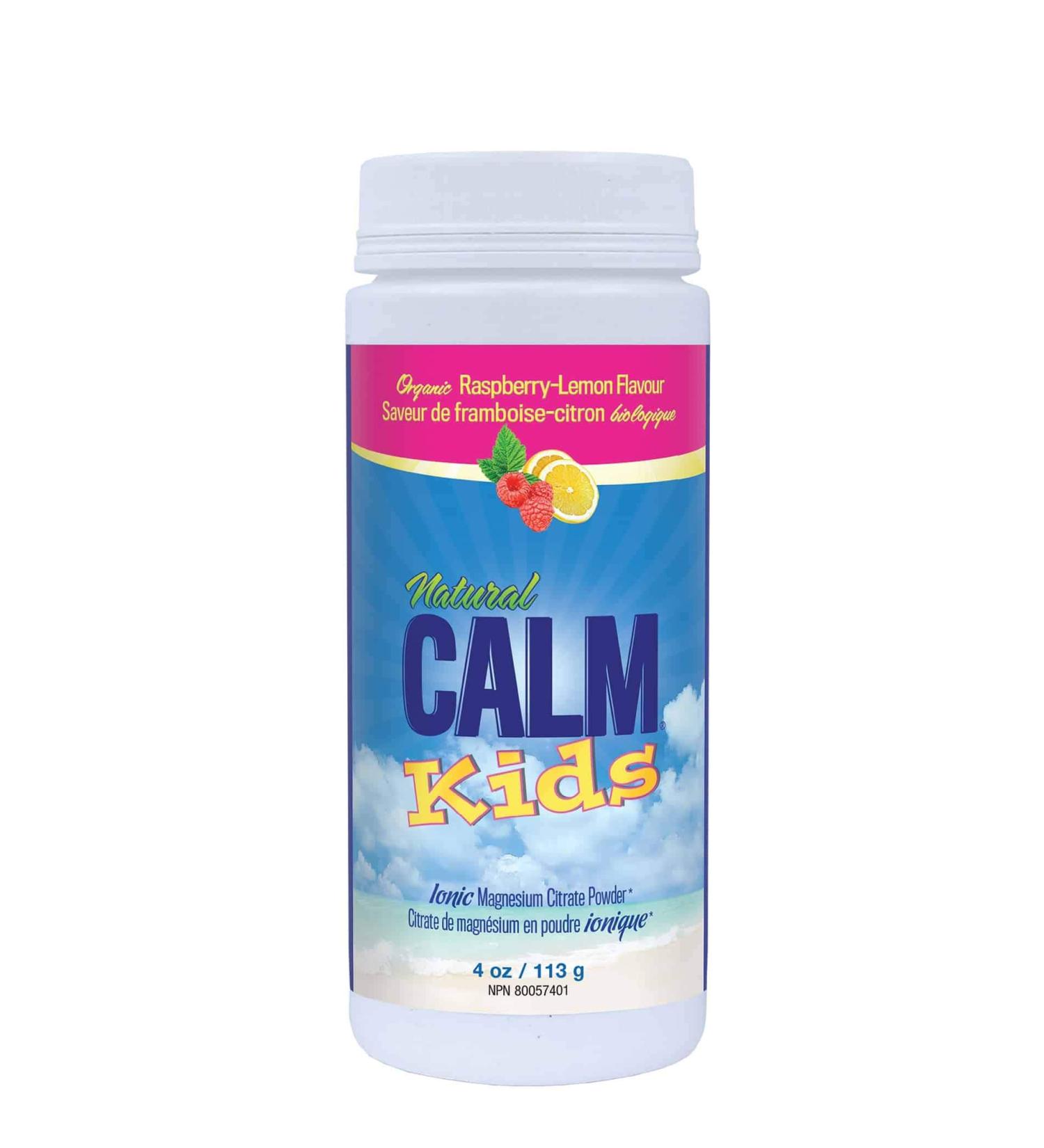 Natural Vitality Kids Calm Magnesium Citrate Powder 113g - Promote Calmness and Relaxation - Buy Online on GoSupps.com