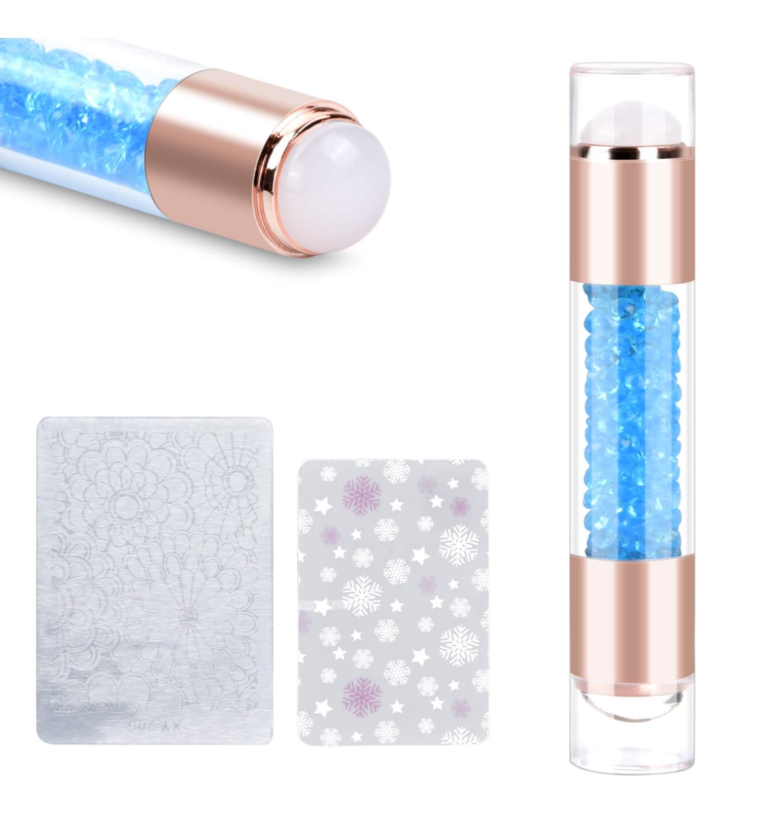Nail Stamp Silicone French - Double-Headed Manicure Kit for Stunning Nail Art | Home Studio Essential - Buy Online on GoSupps.com