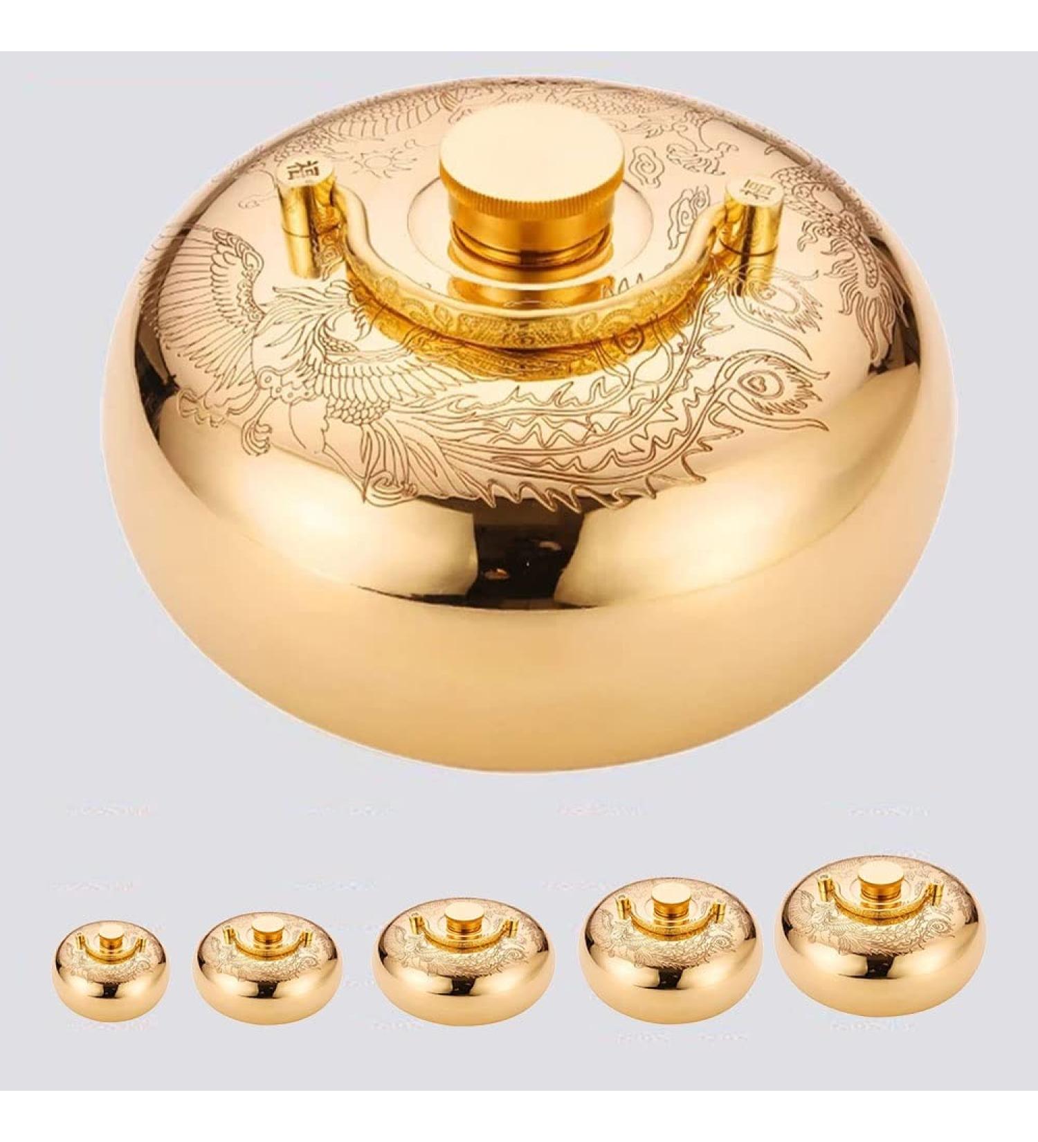 Cozy 1L/2L/3L Hot Water Bottle with Soft Cover - Thick Brass Hand Warm Size for Adults & Kids | Stylish Heat Bottle - Buy Online on GoSupps.com