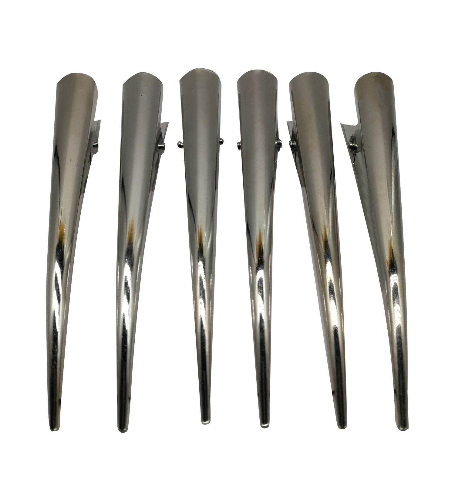 CONOFA 6 Pack Duckbill Hair Clips for Chic Styling - Silvery Crocodile Accessories - Buy Online on GoSupps.com