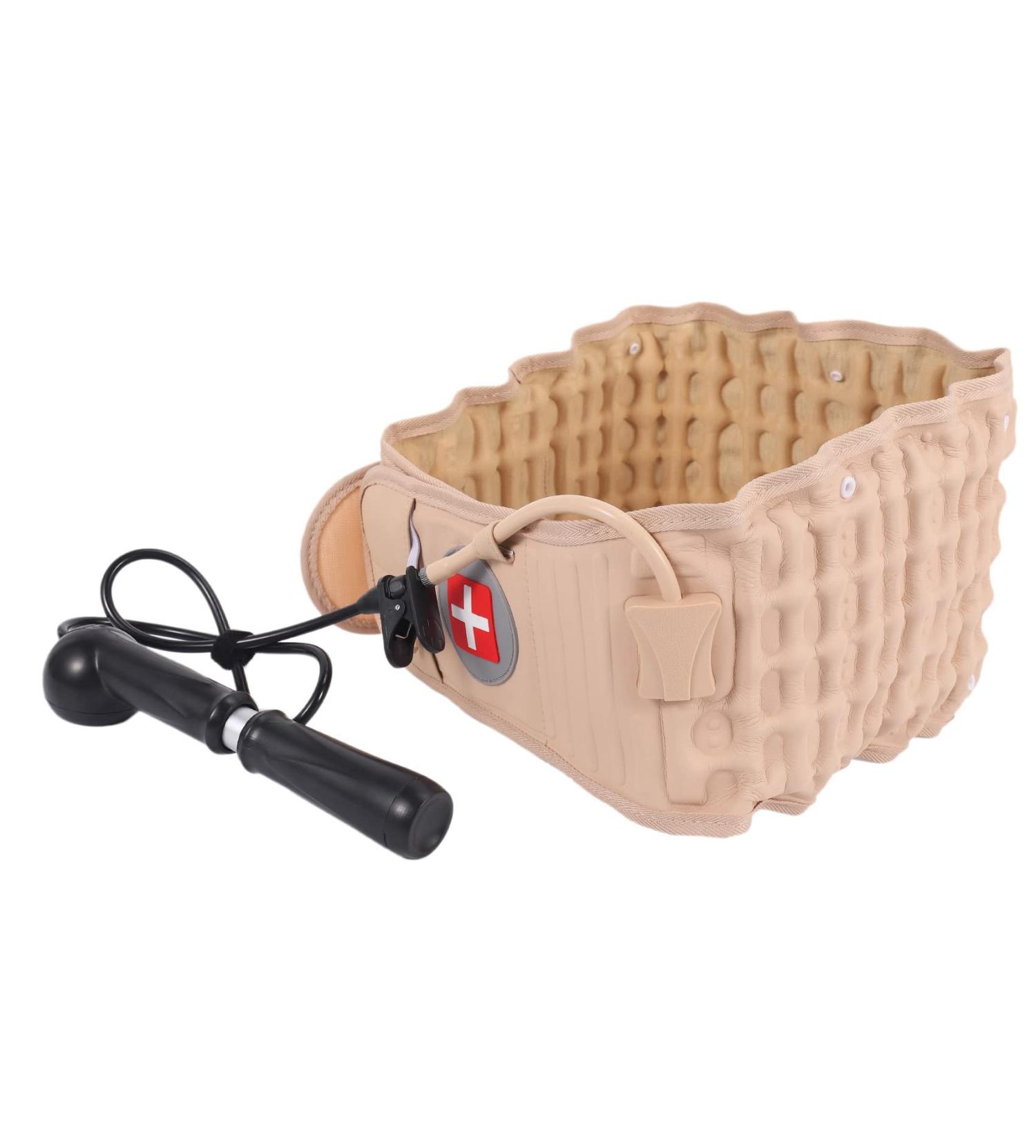 Buy Bed Lumbar Vertebrae Air Decompression Back Belt - Pain Relief & Waist Support for Sizes 29-49 | International Shipping - Buy Online on GoSupps.com
