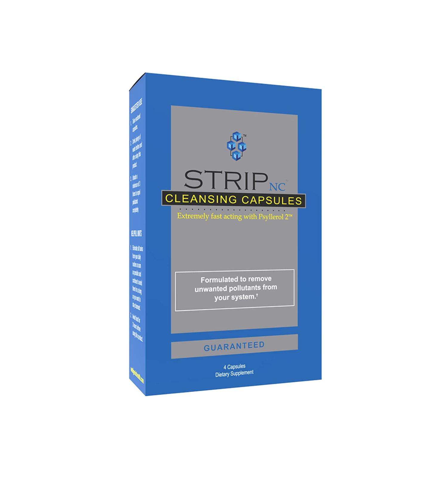 Strip Detox Extra Strength Cleansing Q-Potent System - 4 Fast Caps (1 Pack) by Wellgenix - Buy Online on GoSupps.com