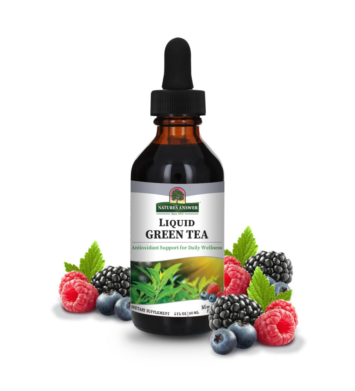 Nature's Answer Green Tea with Orac Berry Flavor 2-Fluid Ounces - Buy Online on GoSupps.com