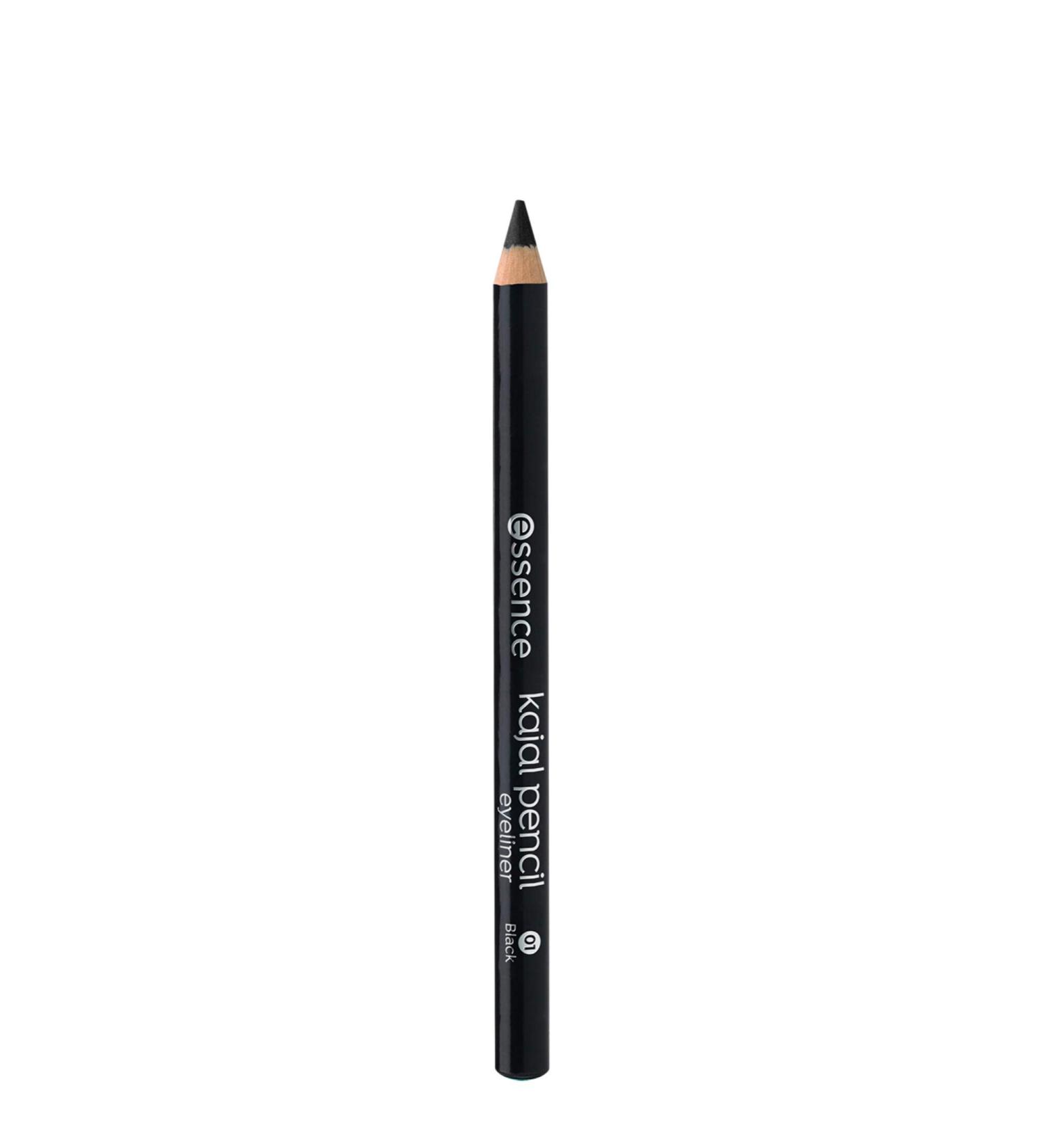 Essence Eyeliner Kajal Pencil 01 Black - Long Lasting Formula - Pack of 1 - Buy Online on GoSupps.com