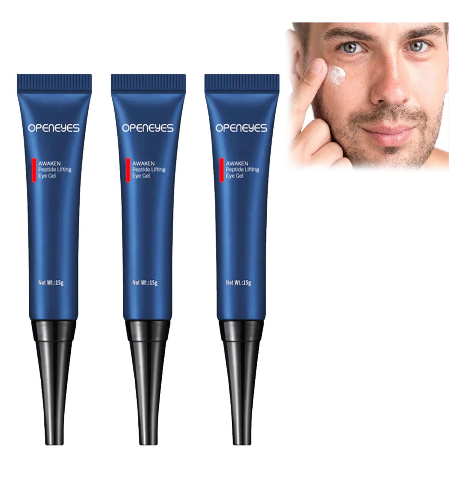 Openeyes Awaken Peptide Lifting Eye Gel Nordizoe Openeyes Awaken Peptide Lifting Eye Gel nordizoe openeyes Lifts Firming Anti-wrinkle Eye Tightener Men Eye Cream Anti Aging (3Pcs) - Buy Online on GoSupps.com