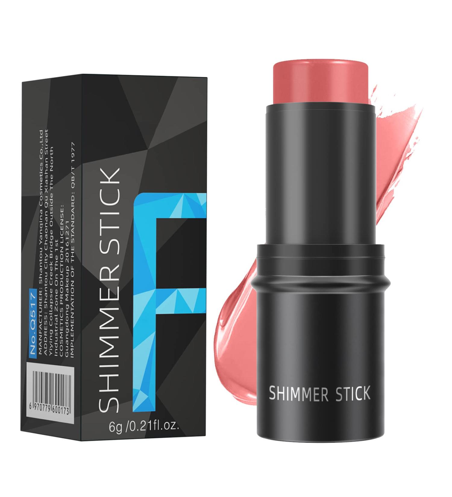 Waterproof Cream Blush Stick for Cheeks, Eyes, Lips - Long Lasting & Cruelty-Free - 05 - Buy Online on GoSupps.com