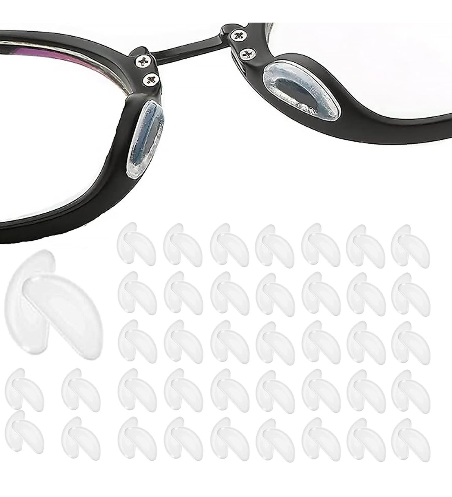 40 Pairs Self-Adhesive Silicone Nose Pads for Glasses - Soft Anti-Slip Pressure-Reducing Pads for Comfort - Universal Fit - Buy Online on GoSupps.com